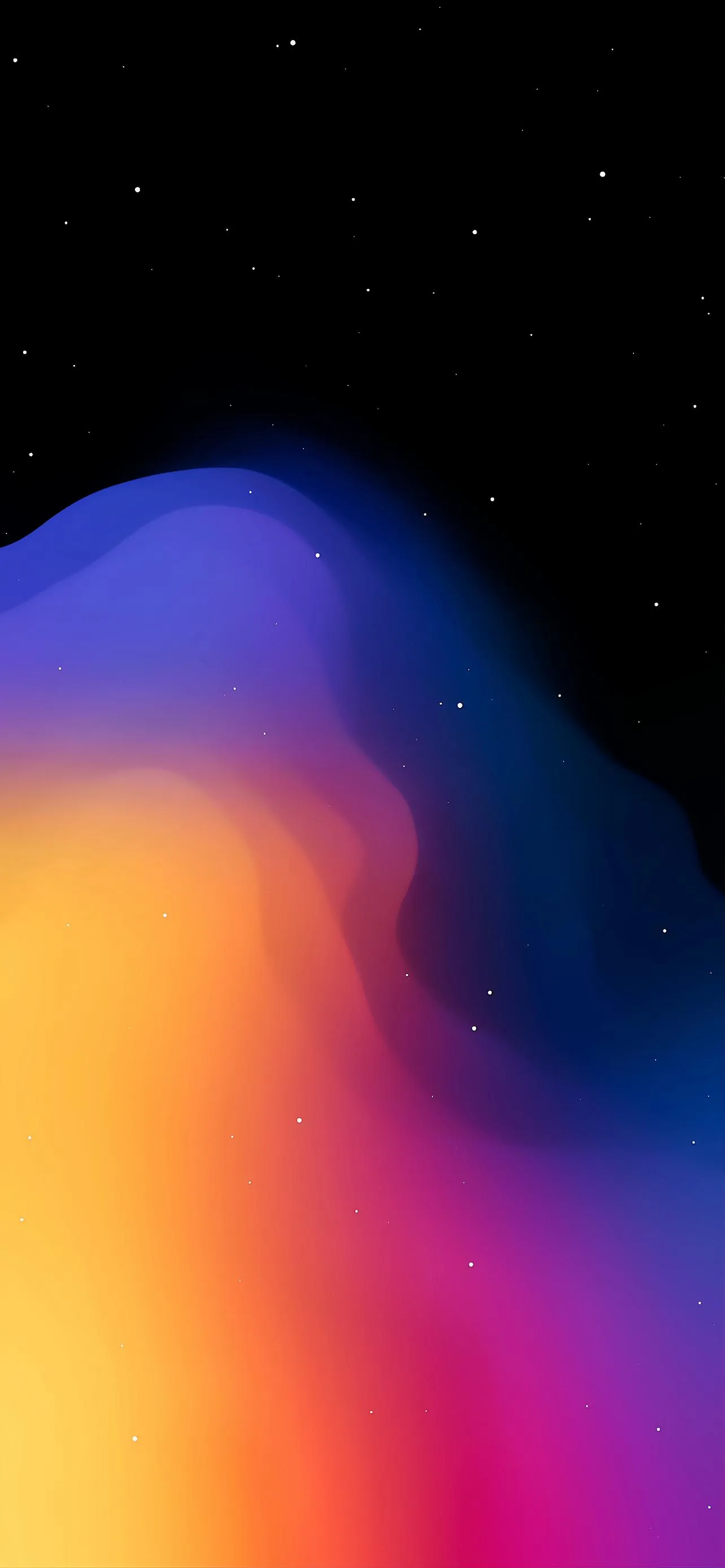 Abstract Gradient Flow with Vibrant Purple Glow Wallpaper