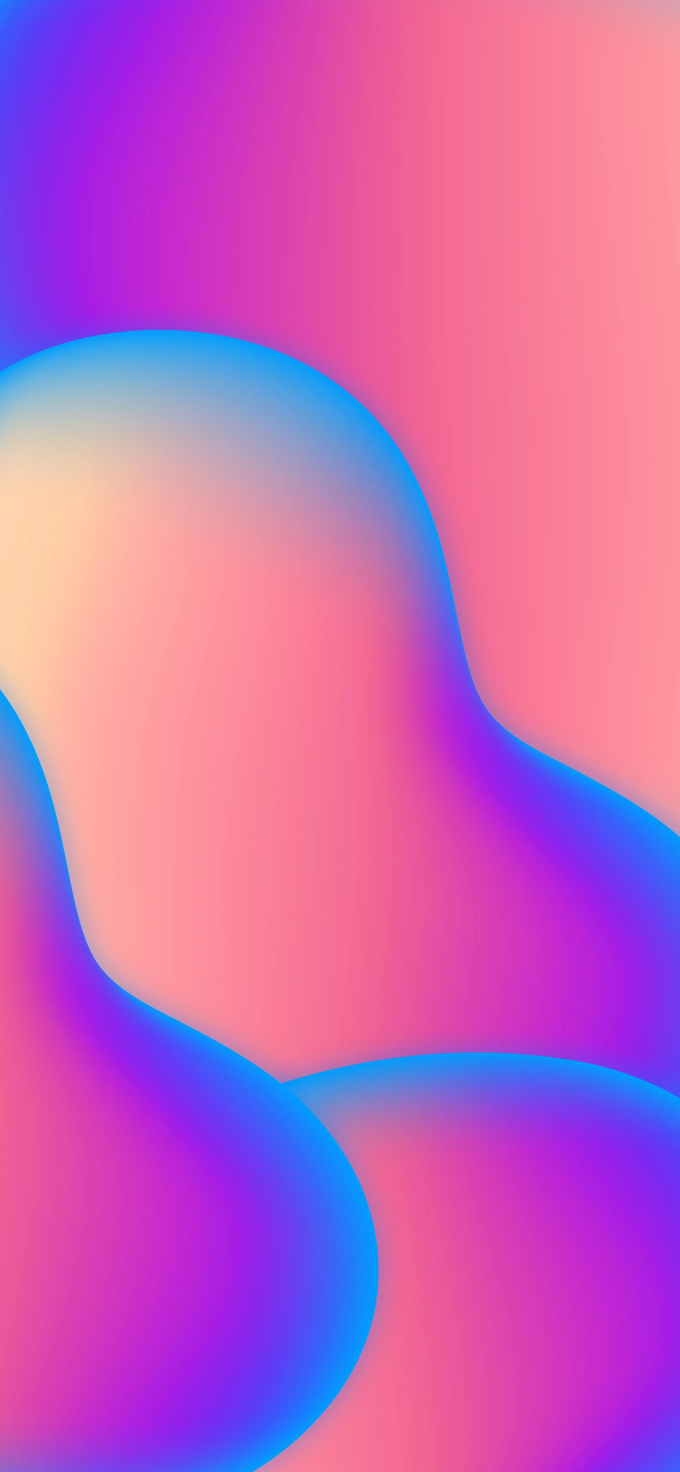 Abstract Gradient of Blue Pink Purple Blended Light