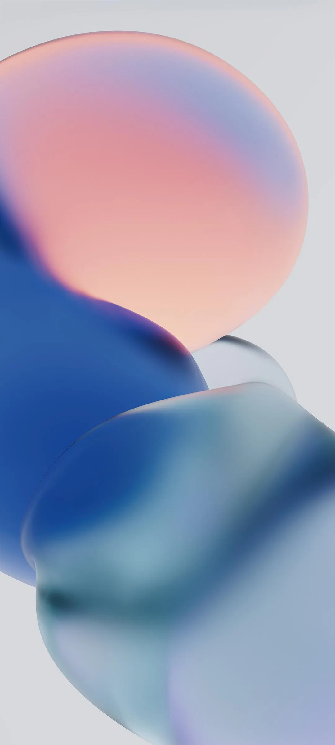 Abstract Pink and Blue Fluid Art Wallpaper Design Wallpaper