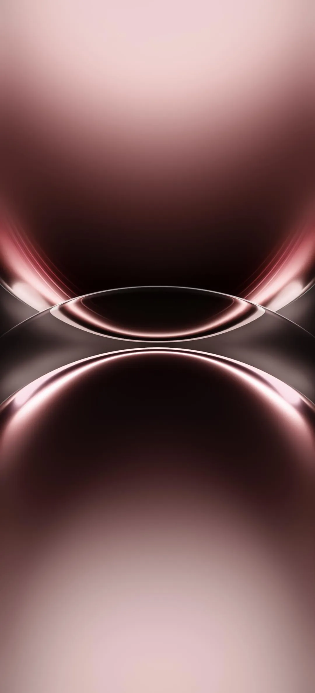 Abstract Pink and Silver Reflections on Surfaces Wallpaper