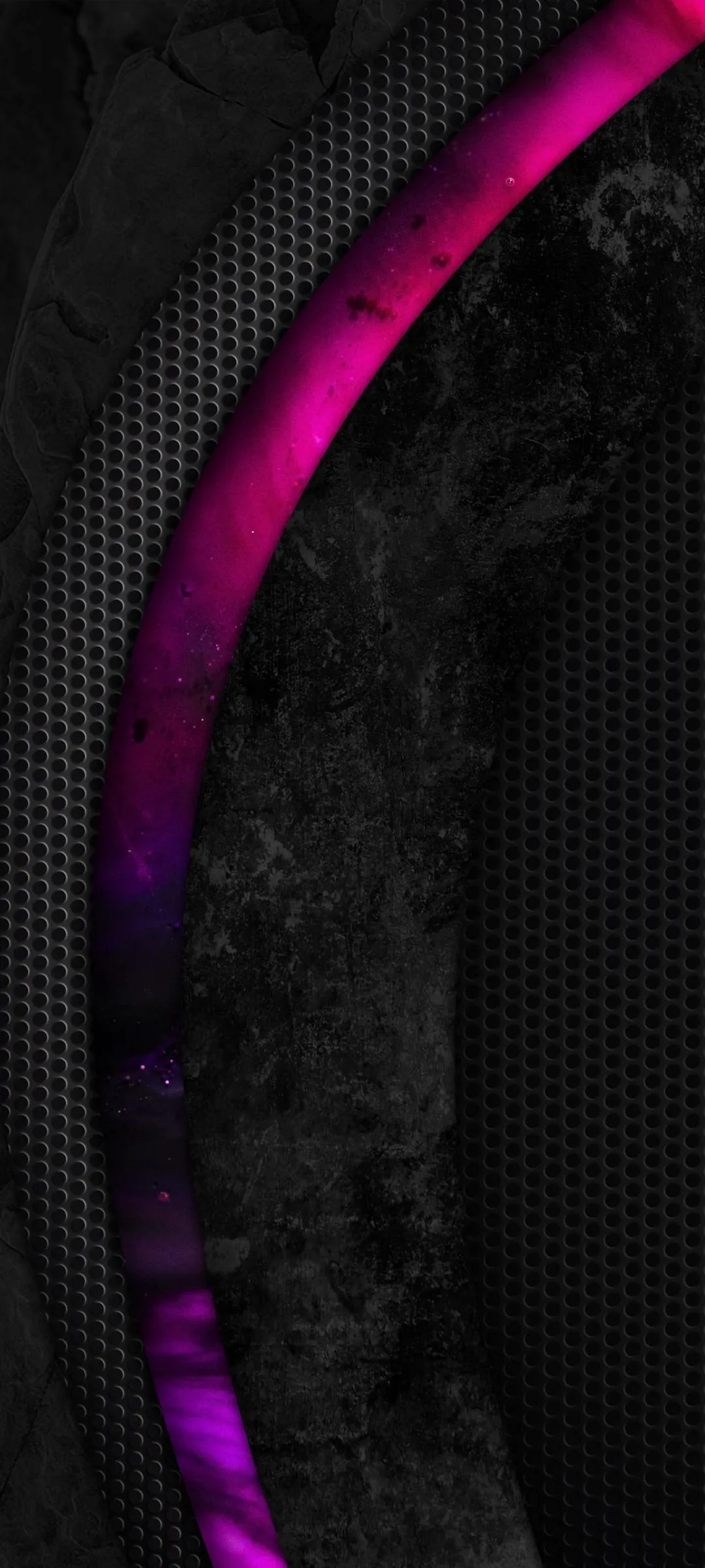 Abstract Purple and Black Light Streaks on Dark Background