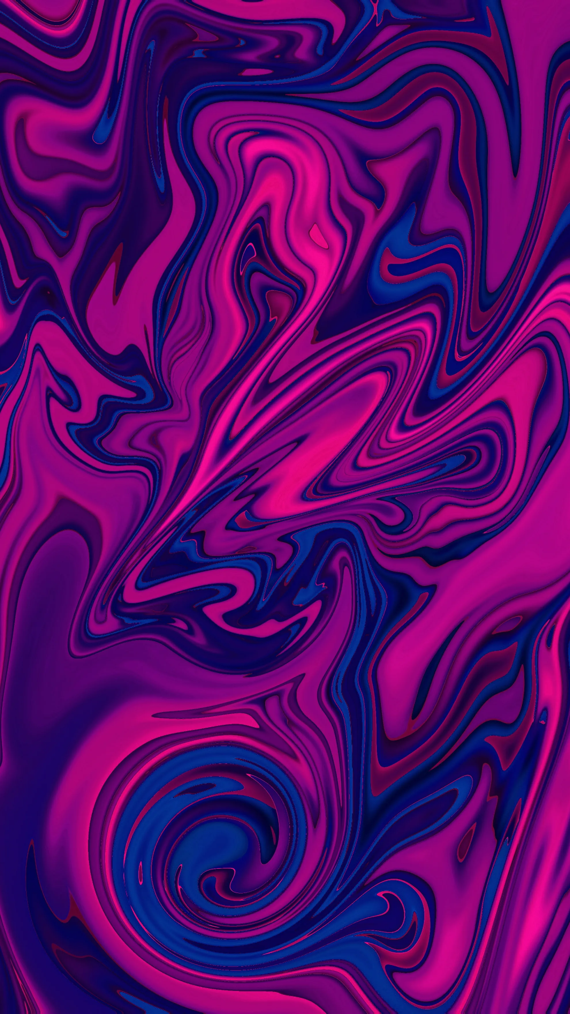 Abstract Purple Pattern with Flowing Design Wallpaper