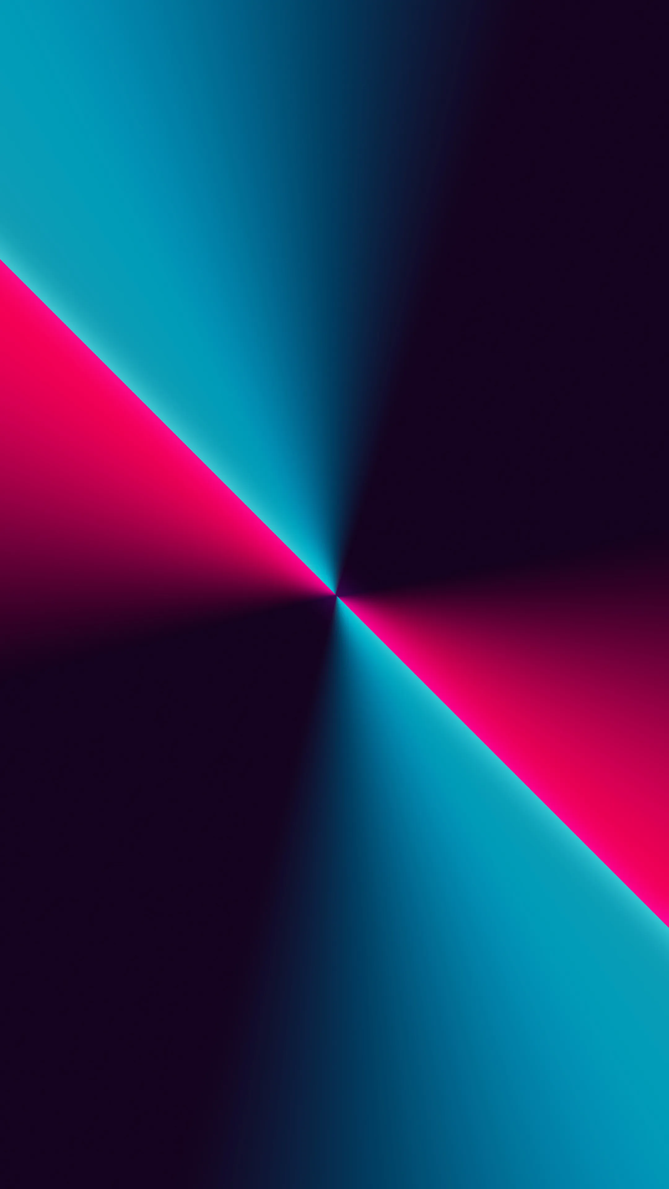 Abstract Split Color Light Pattern in Neon Tone Wallpaper