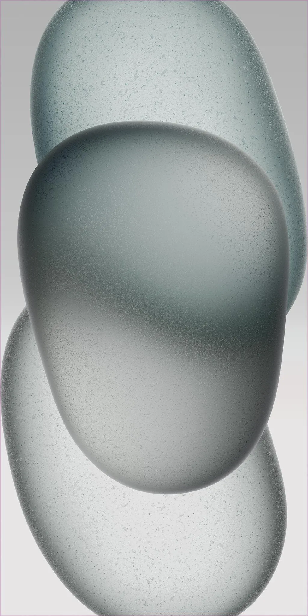 Abstract White And Gray 3D Shapes Over Light Background