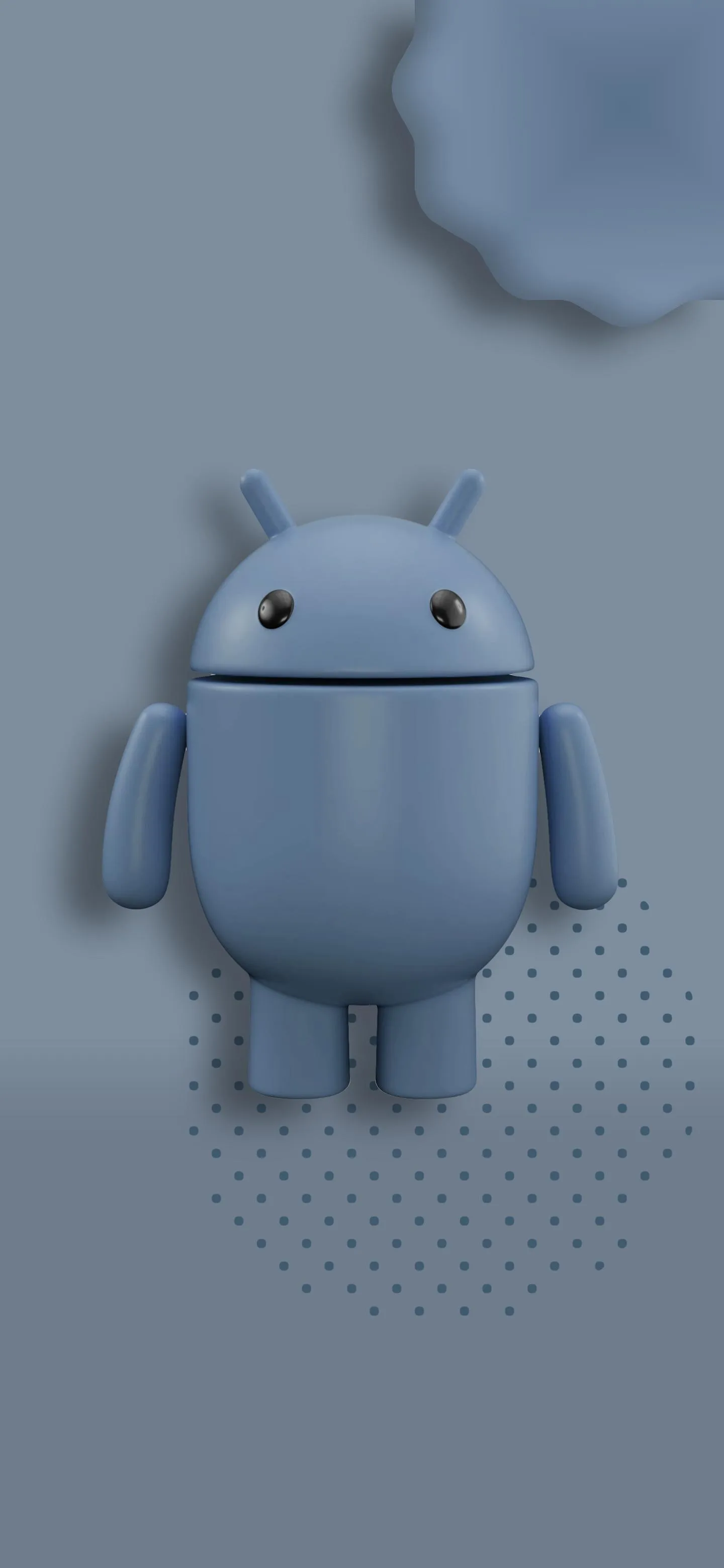 Android Robot Cute Digital Minimal Phone Wallpaper