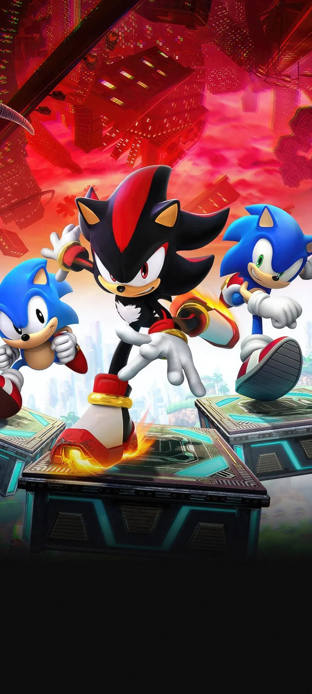 Animated Characters in a Dynamic Action Scene Wallpaper