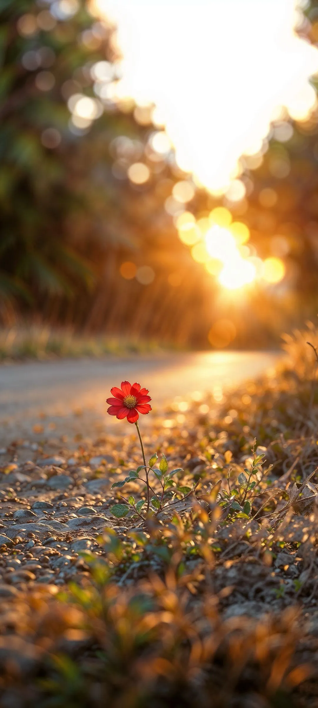 Autumn Leaf on Grass Captured with Warm Golden Light