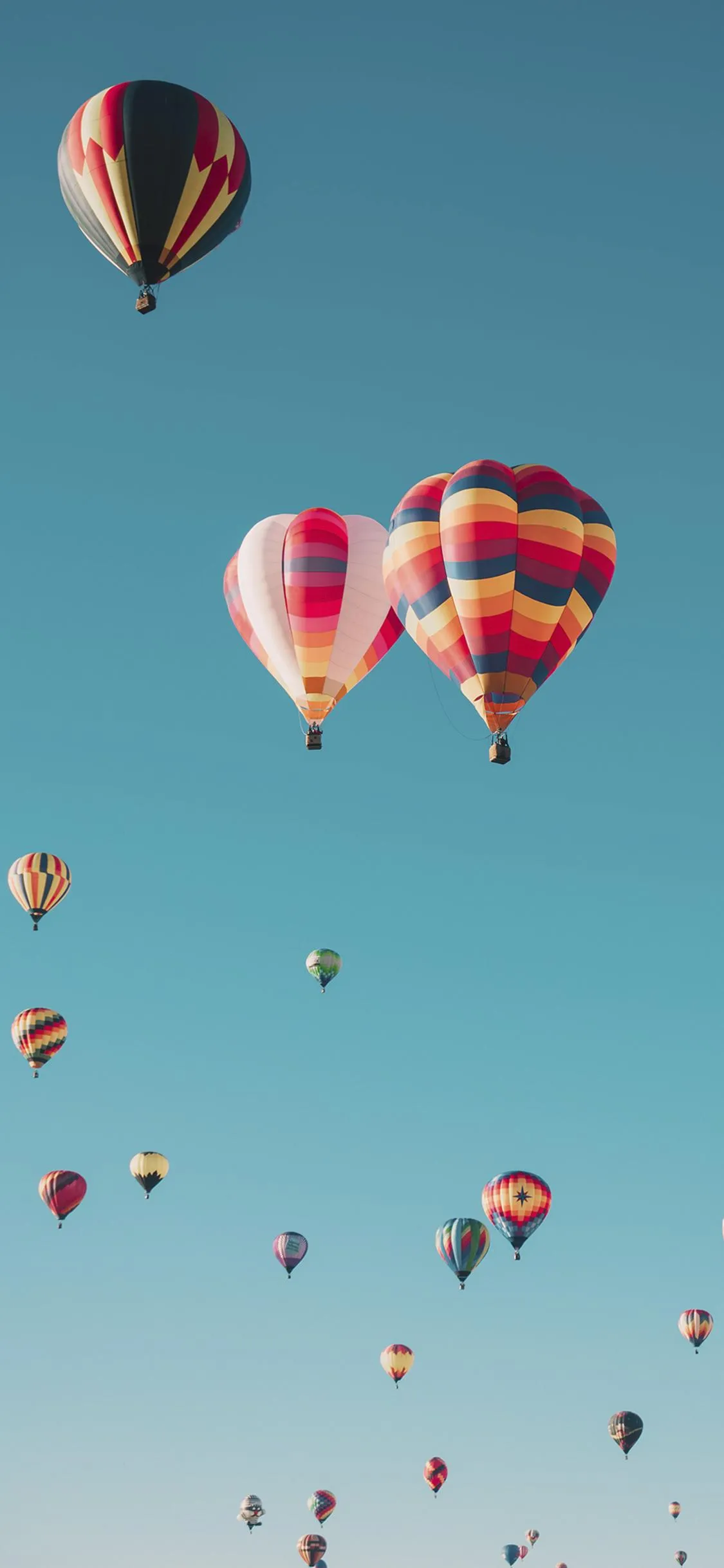 Beautiful Hot Air Balloon Sky Wallpaper for Mobile Devices