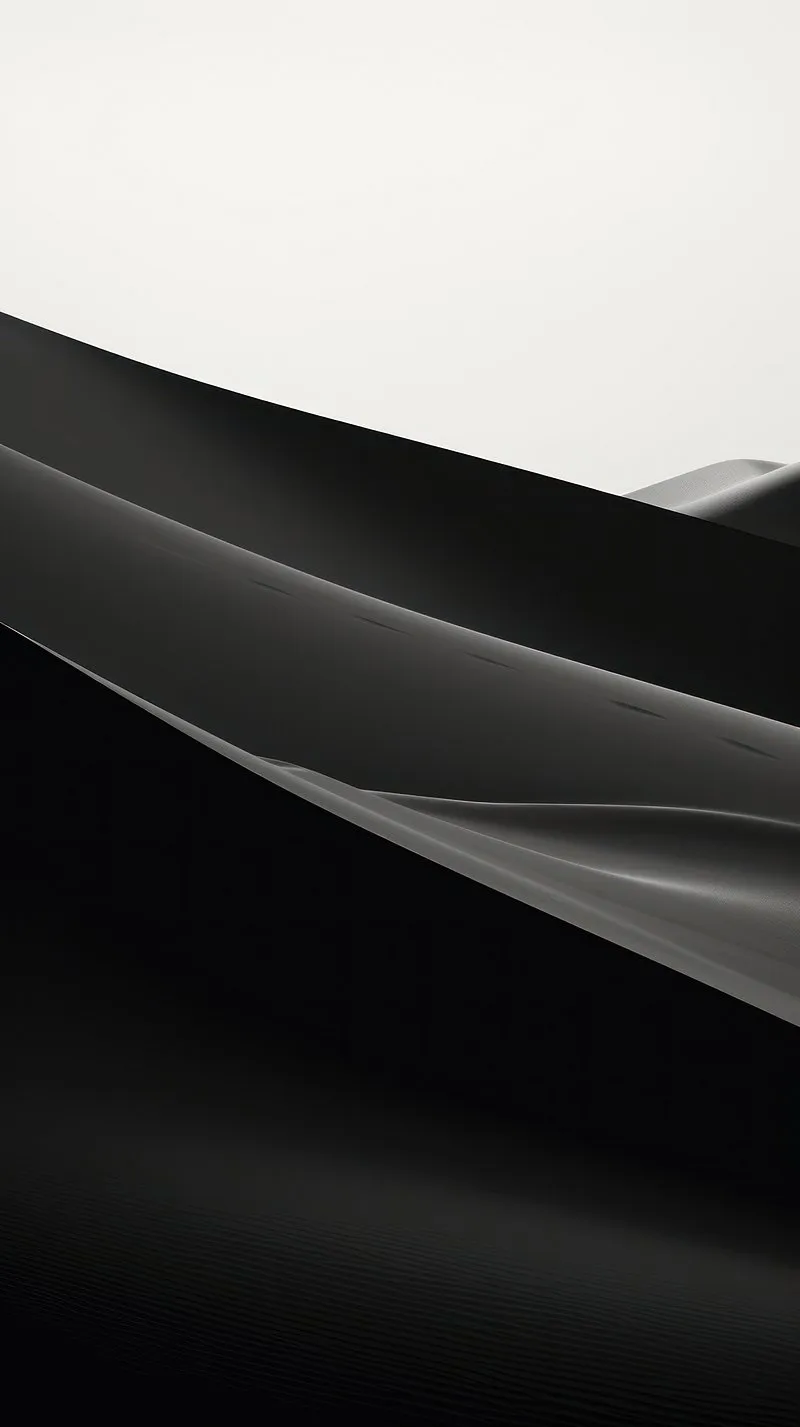 Black and White Curved Lines Creating Soft Minimal Flow