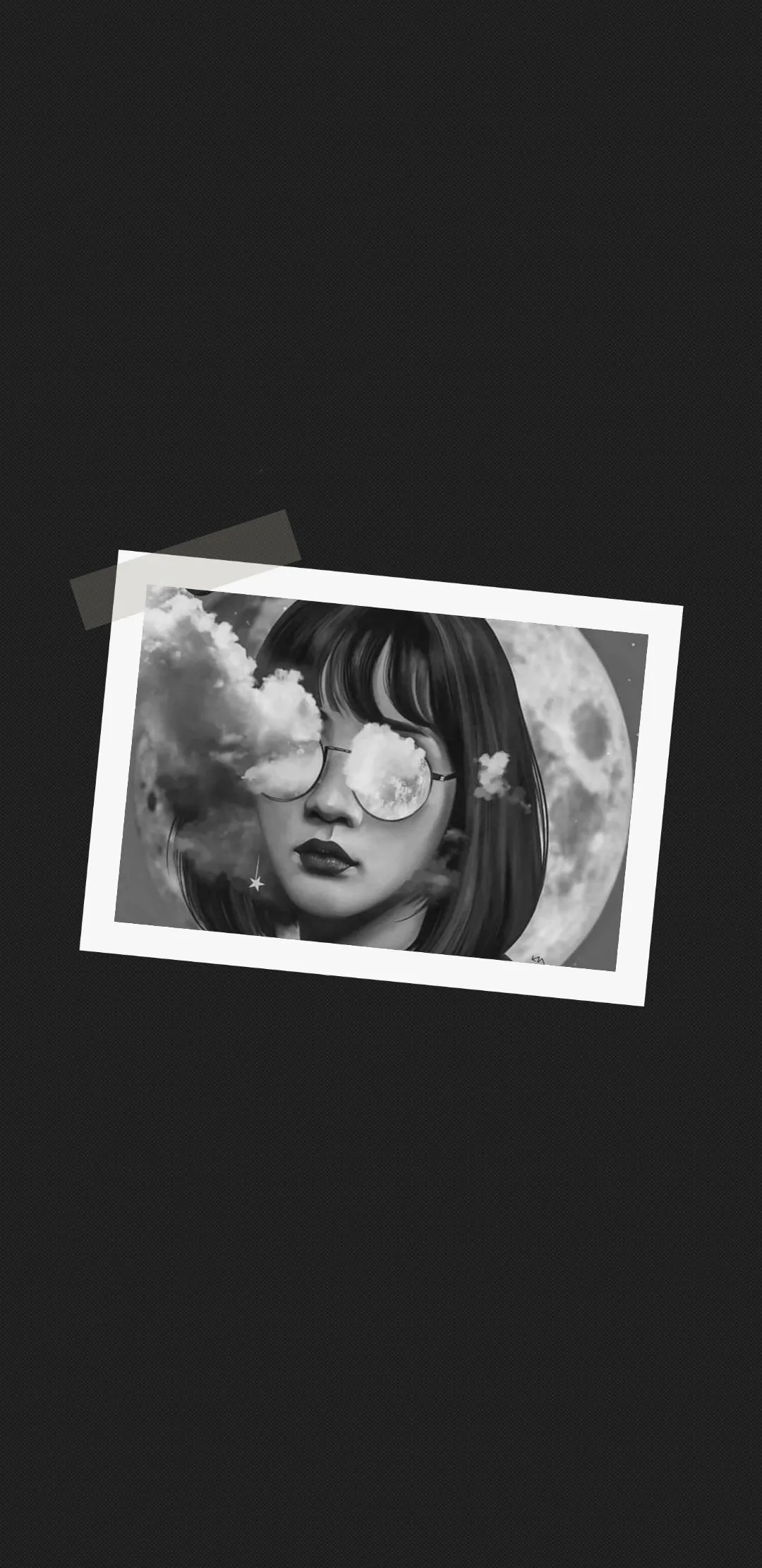 Black and White Female Portrait in Film Style Frame