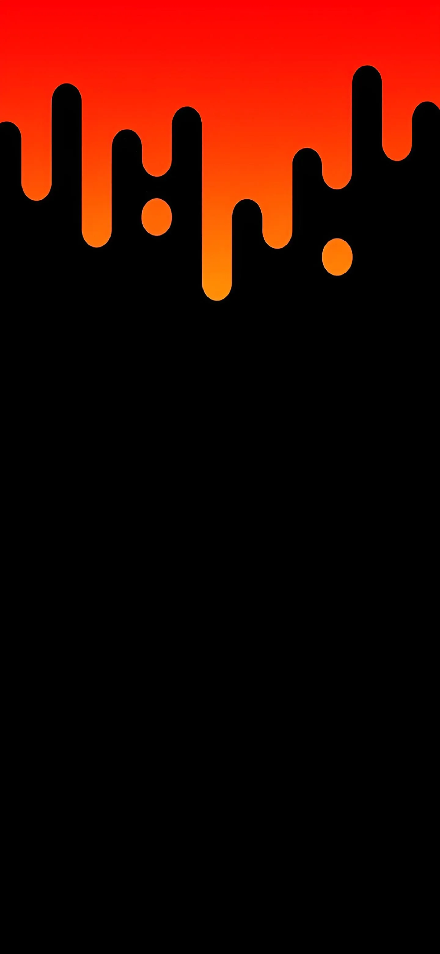 Black Background with Red Liquid Dripping Effect Wallpaper