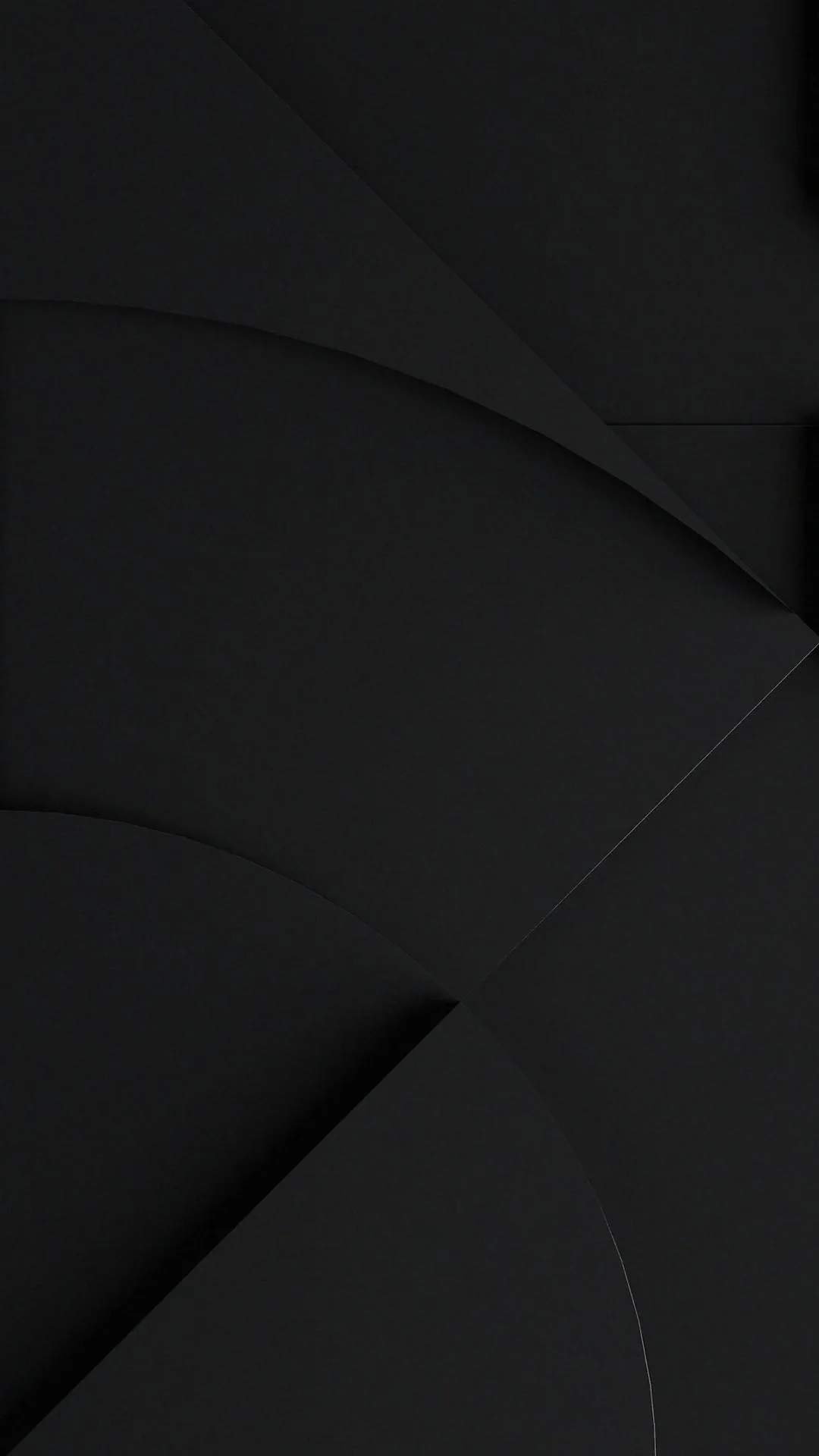 Black Geometric Pattern Minimal Elegant Mobile Wallpaper