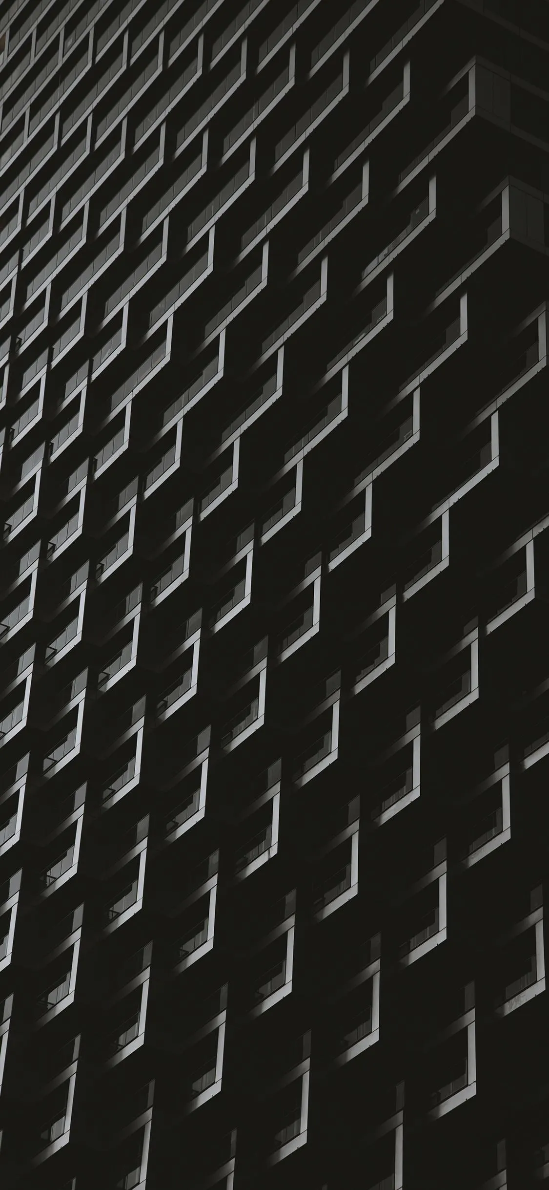 Black Hexagonal Pattern with Industrial Texture Wallpaper