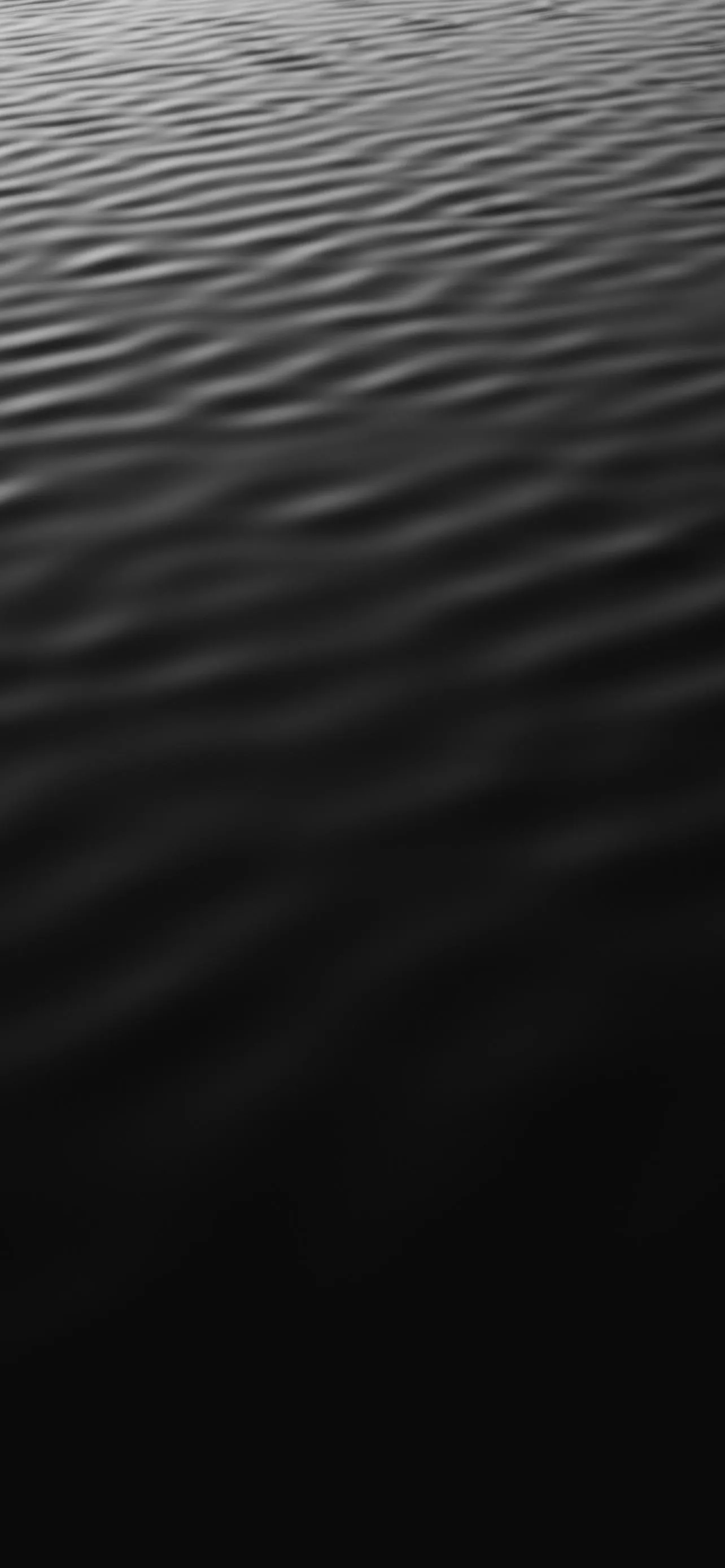Black Water Surface with Ripple Reflections Wallpaper