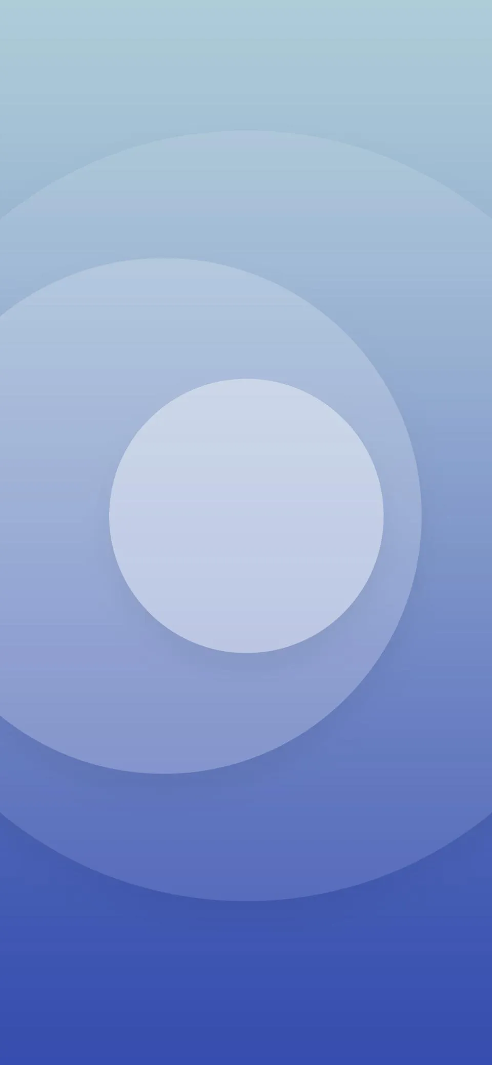 Blue Abstract Gradient Circle Pattern Phone Wallpaper