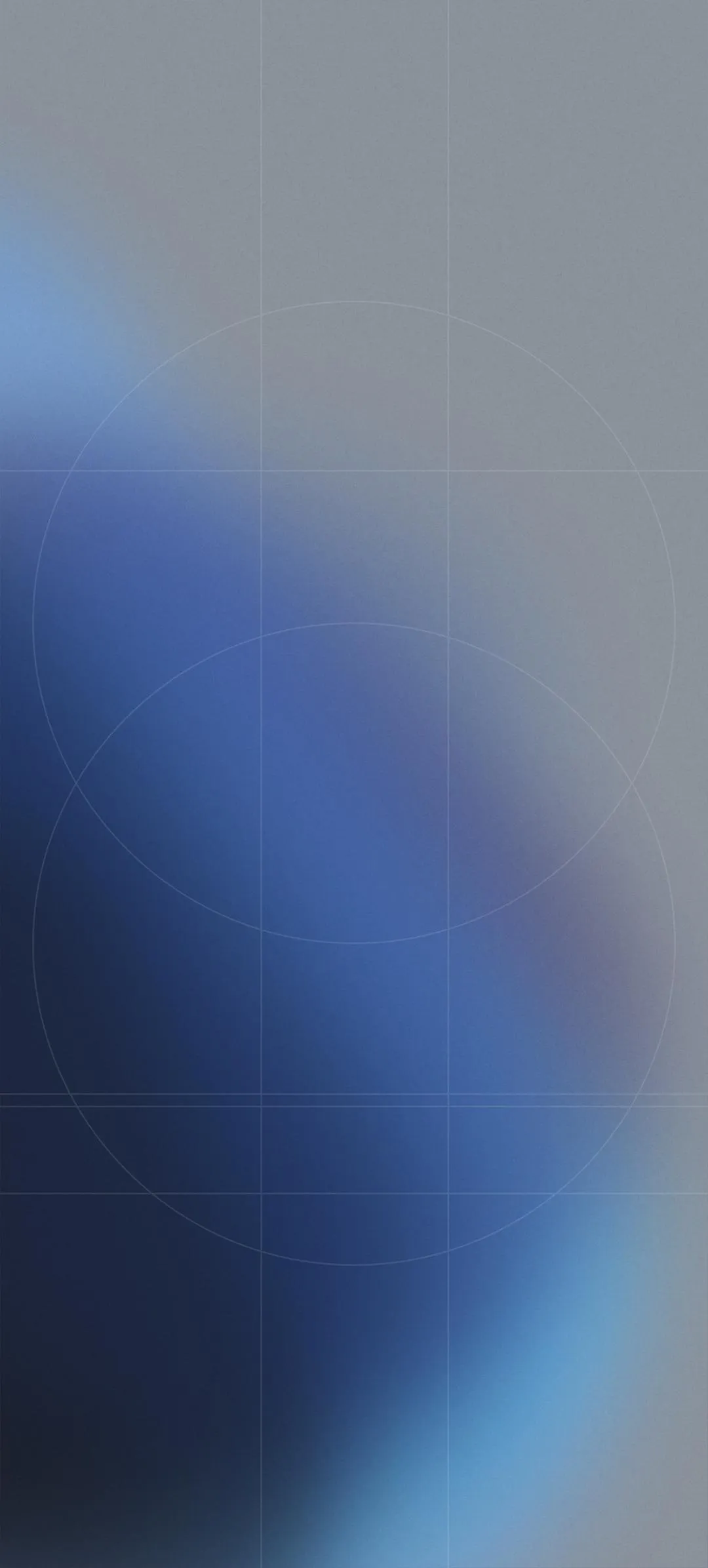 Blue Abstract Gradient with Soft Light Flow Wallpaper