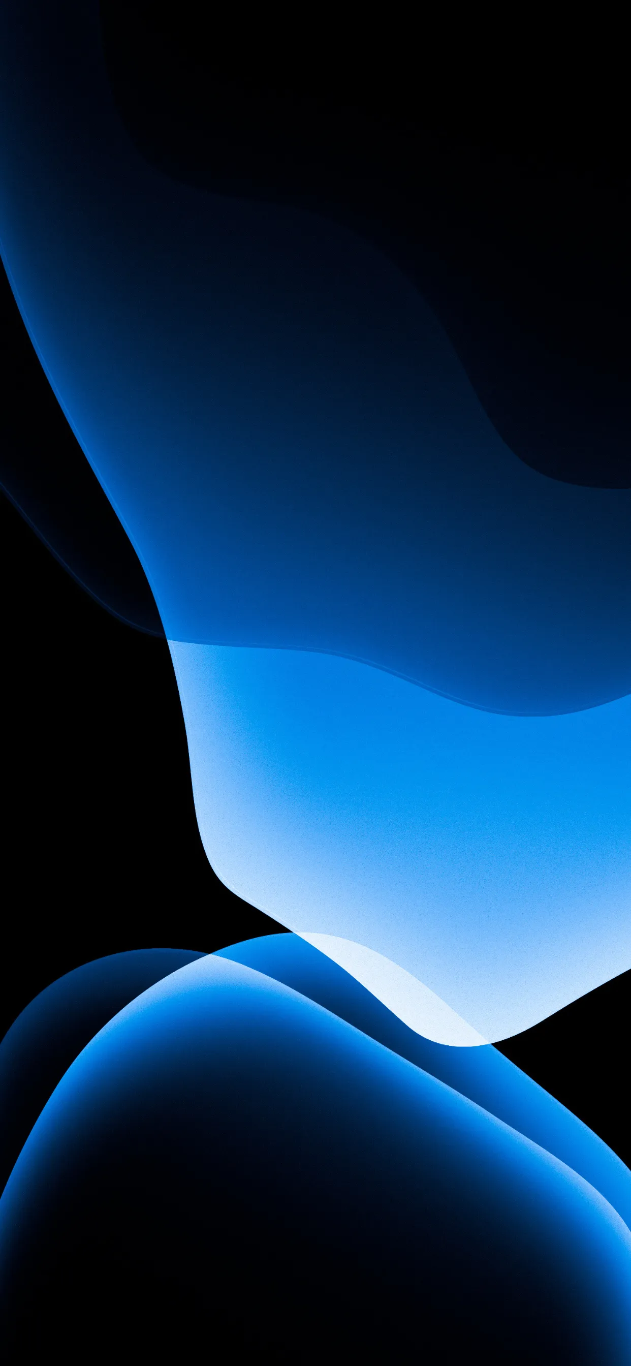Blue Abstract Light Pattern with Dark Background for Mobile