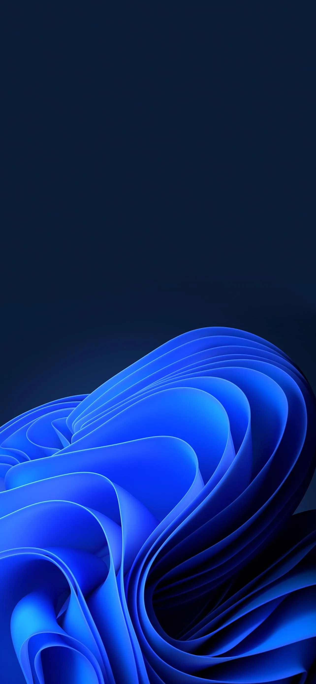 Blue Abstract Swirl Background for Mobile Style Wallpaper