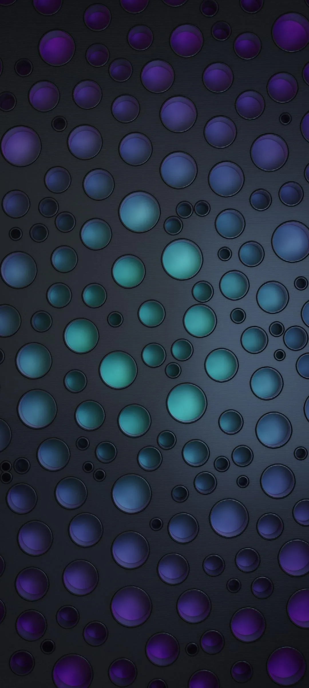 Blue and Purple Dotted Pattern in Glowing Light Effect