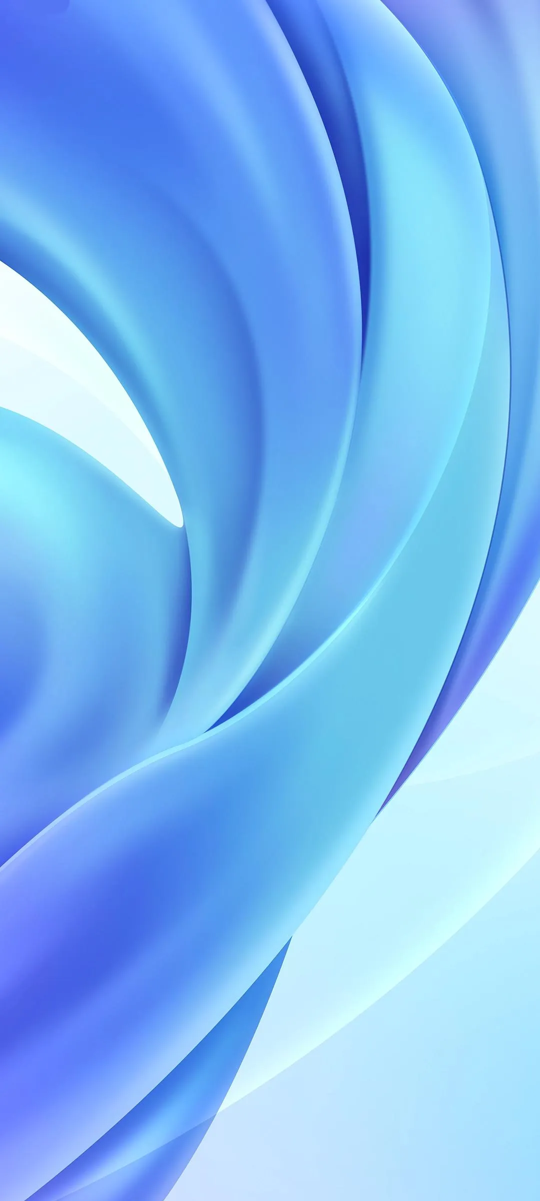 Blue Energy Flow Abstract Wallpaper for Smartphones