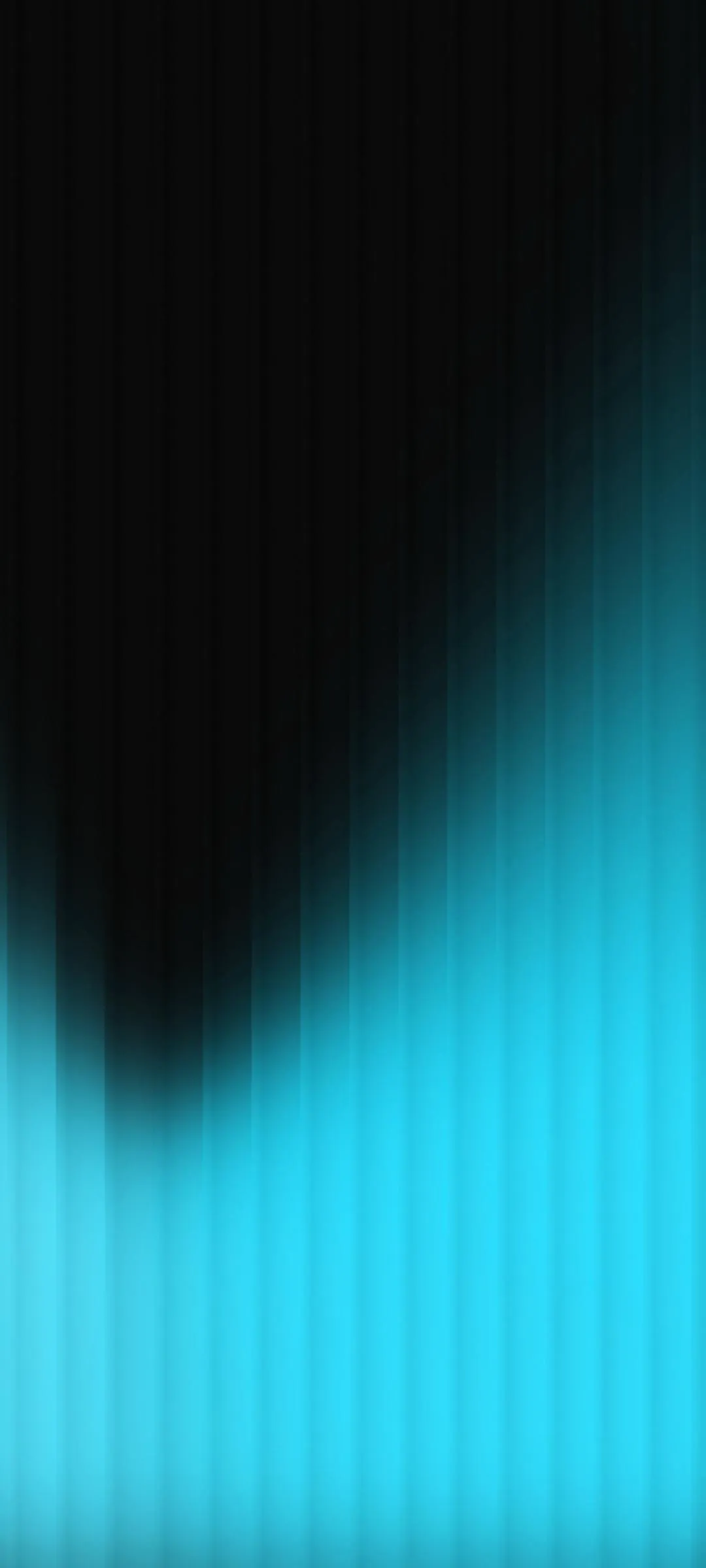 Blue Light Fade Effect with Black Shadow Gradient Wallpaper