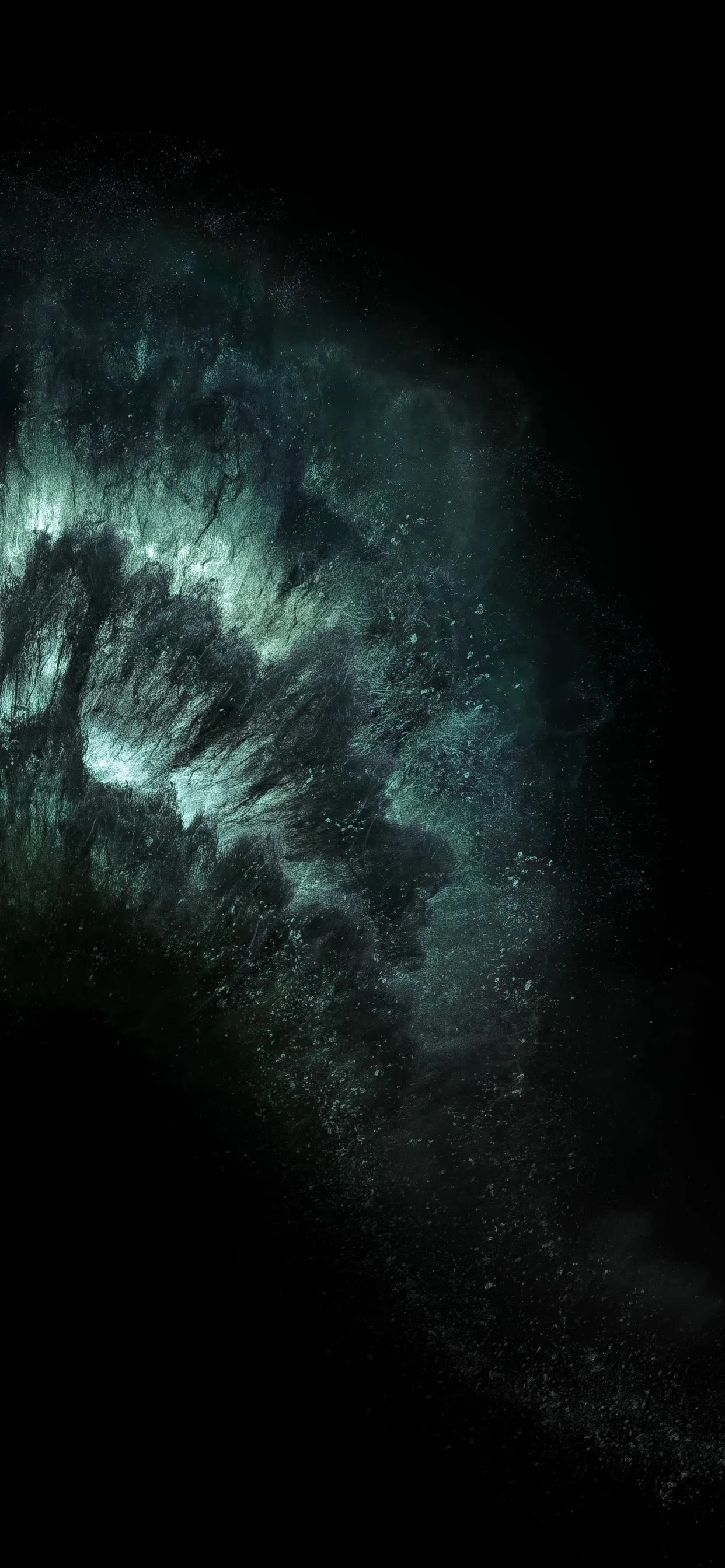 Blue Nebula Cosmic Cloud Scene for OnePlus 12 Wallpaper