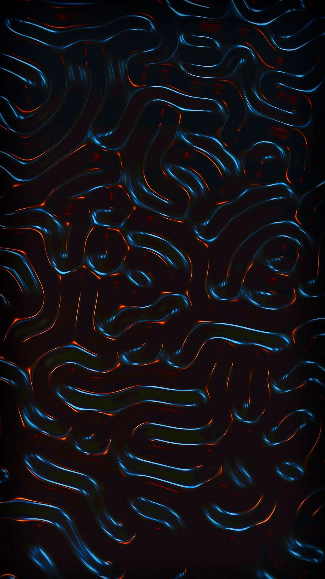 Blue Serpent Pattern Dark Texture for OnePlus Nord 4