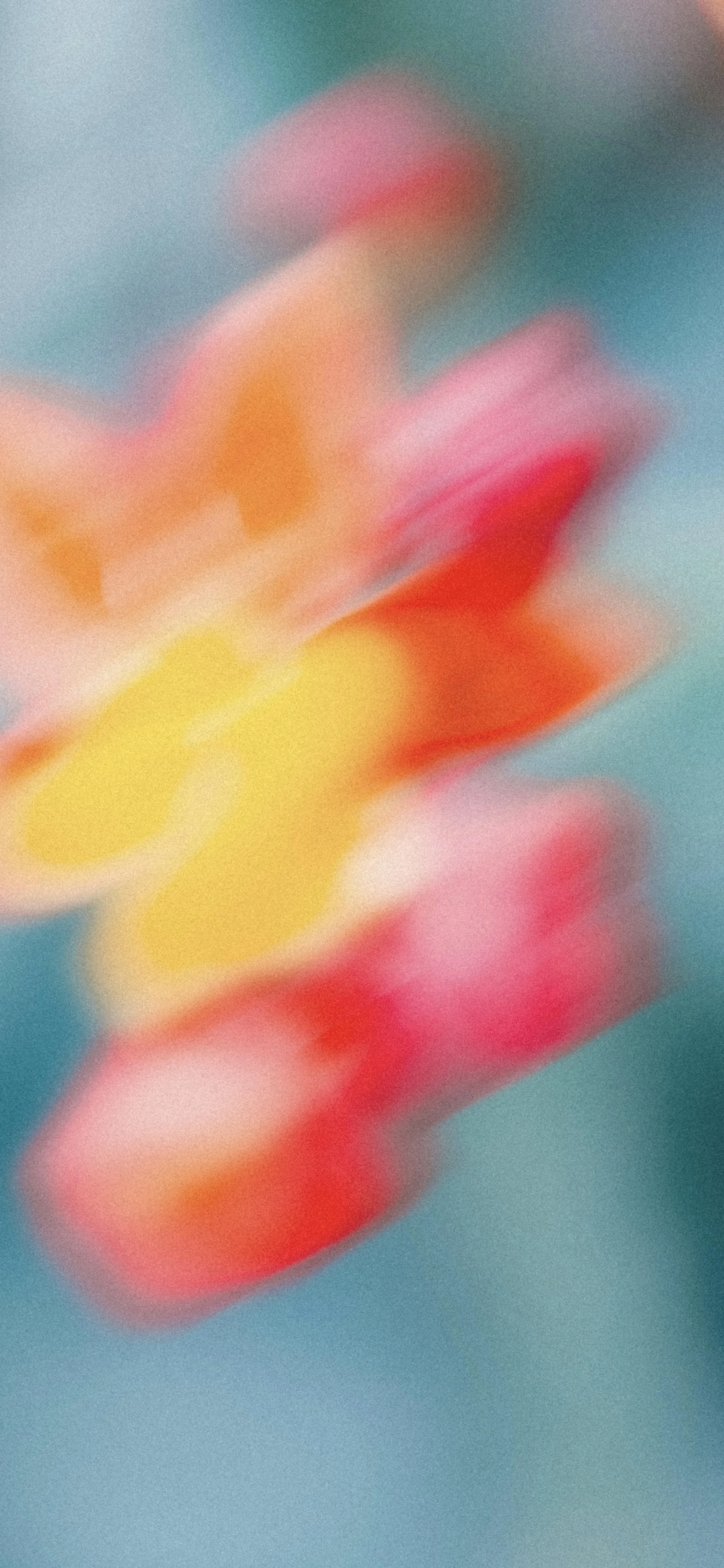 Blurred Colorful Abstract Image with Soft Tones Wallpaper
