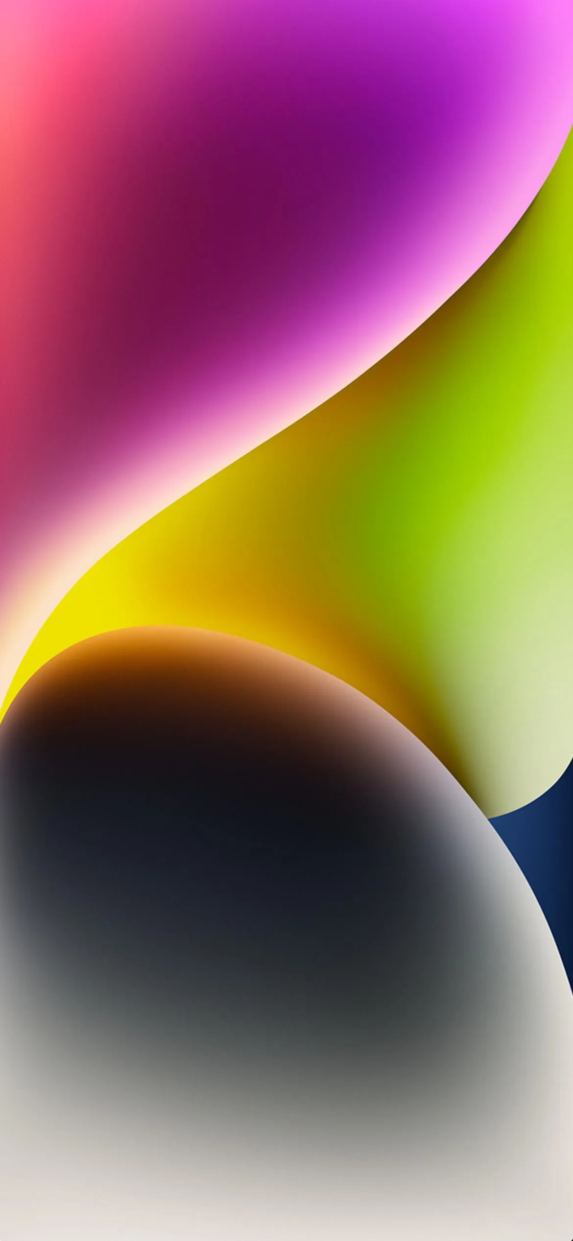 Bright Abstract Planetary Gradient in Vibrant Color