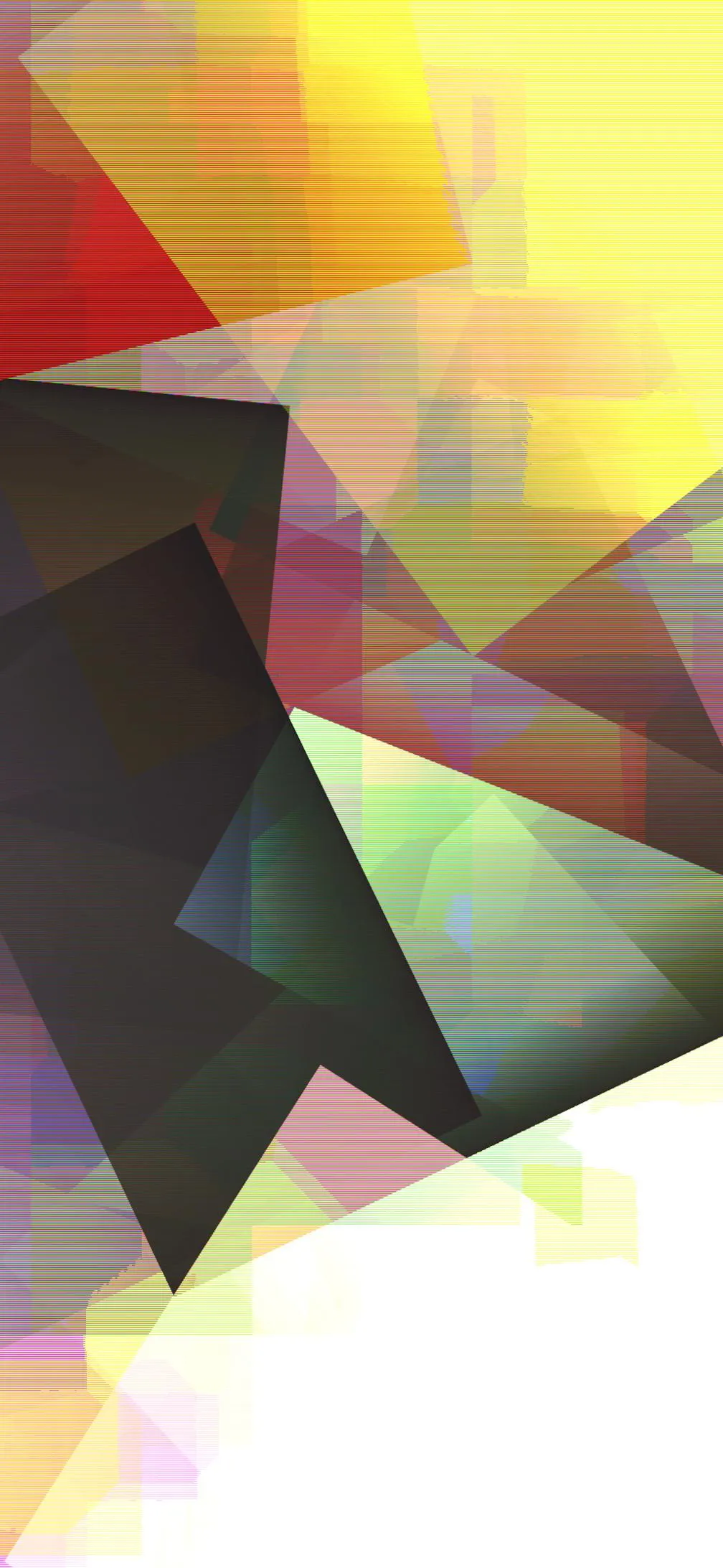 Bright geometric shapes forming modern art design Wallpaper