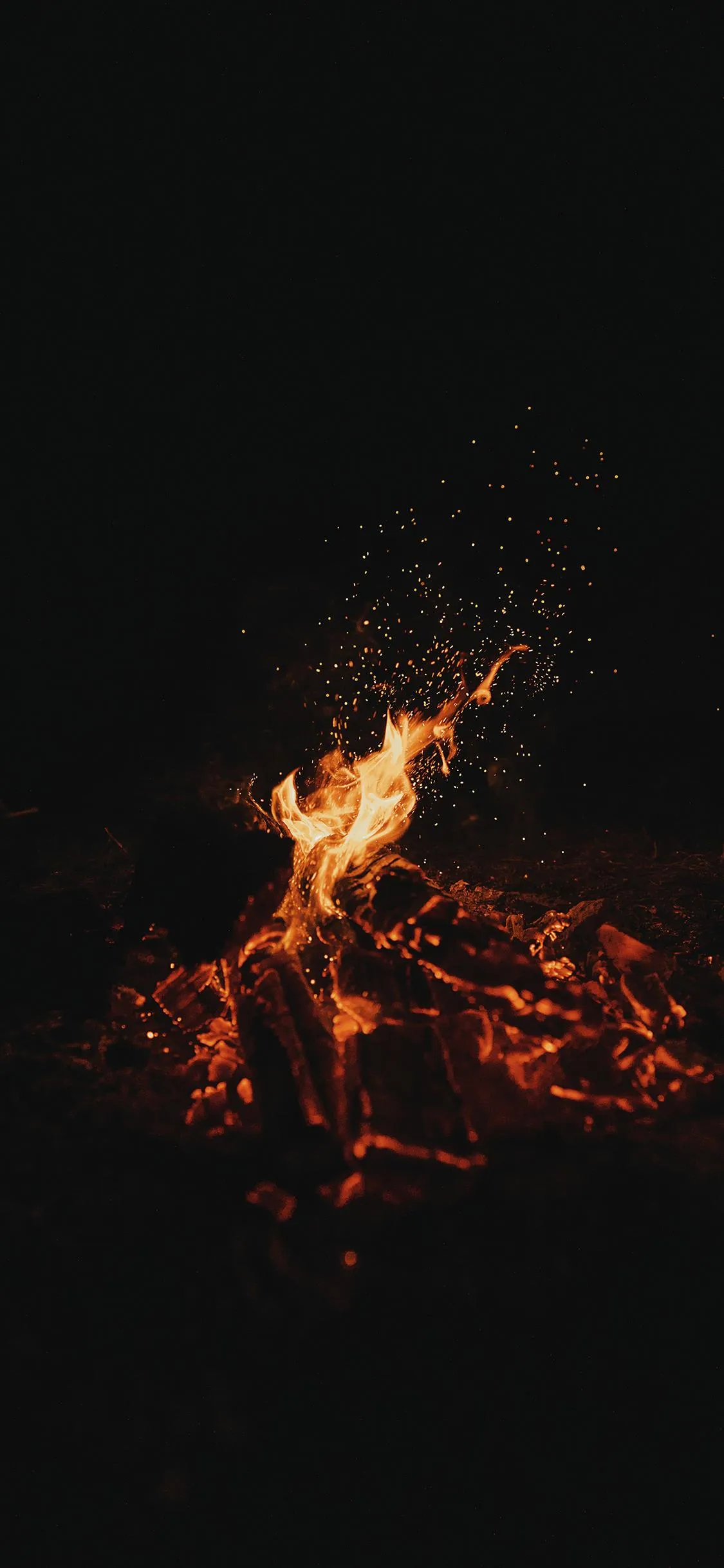 Burning Ember Fire Wallpaper for Powerful Vibes HD