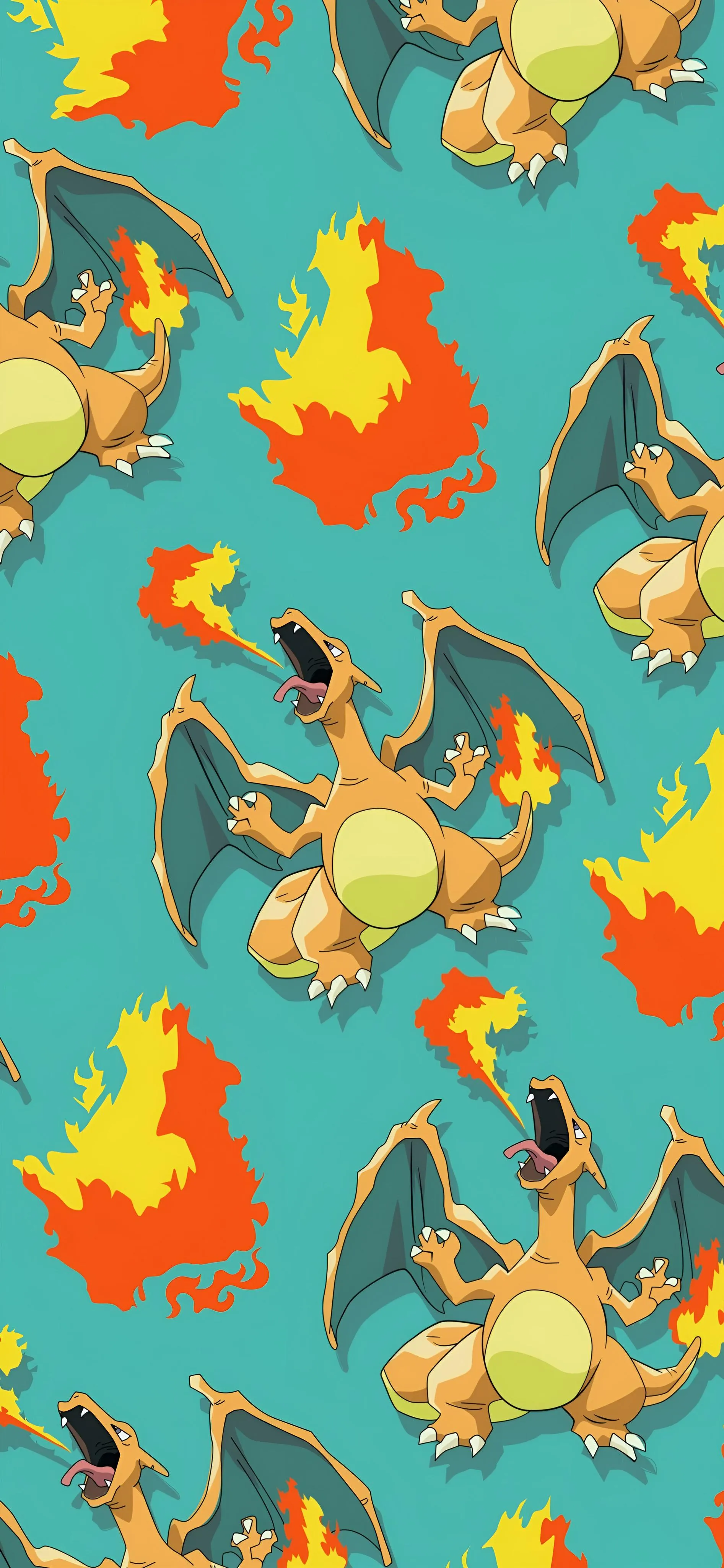 Charizard Breathes Fire in Iconic Pokemon Battle Scene