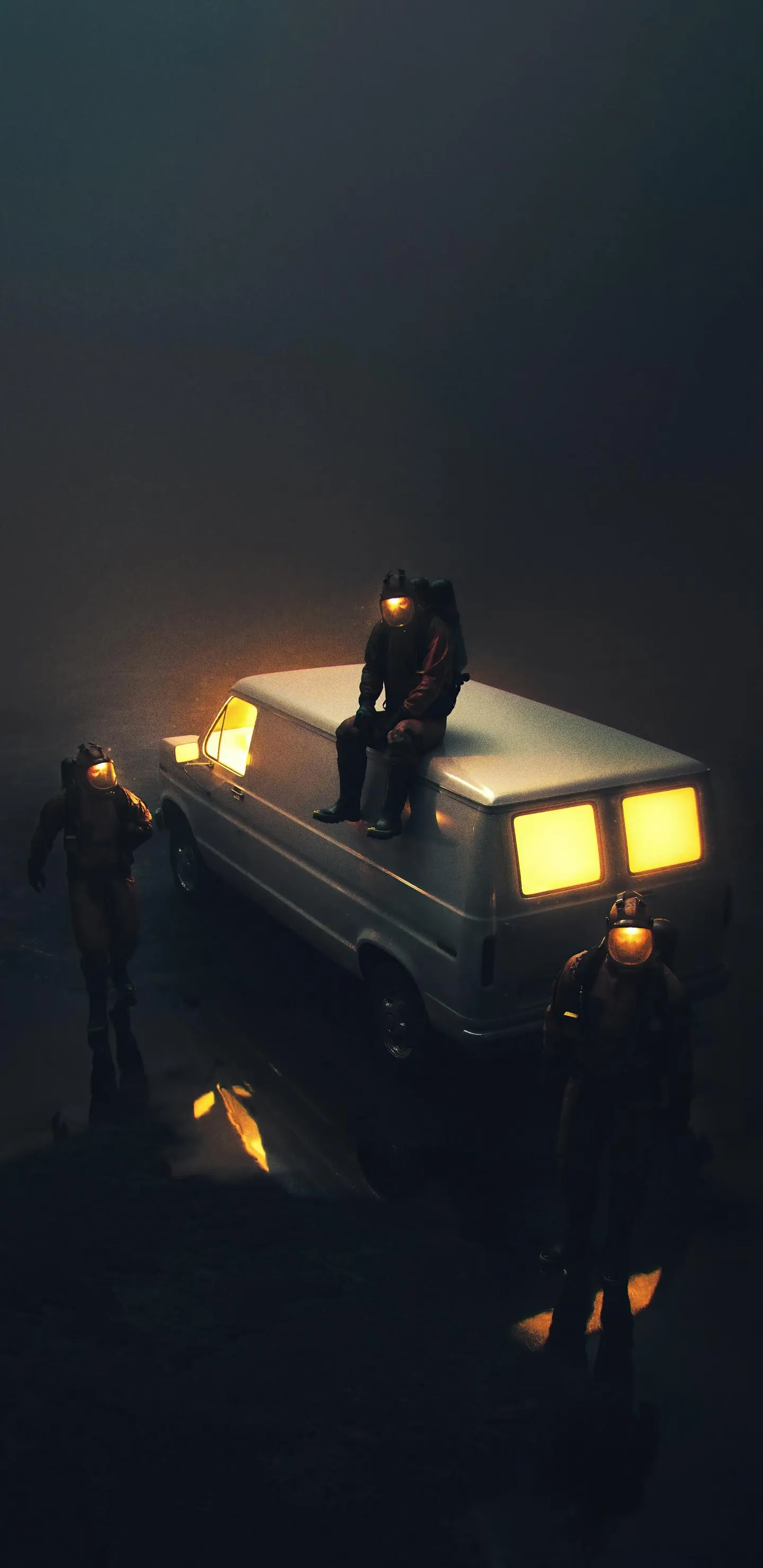 Cinematic Night Scene for Urban Adventure Wallpaper