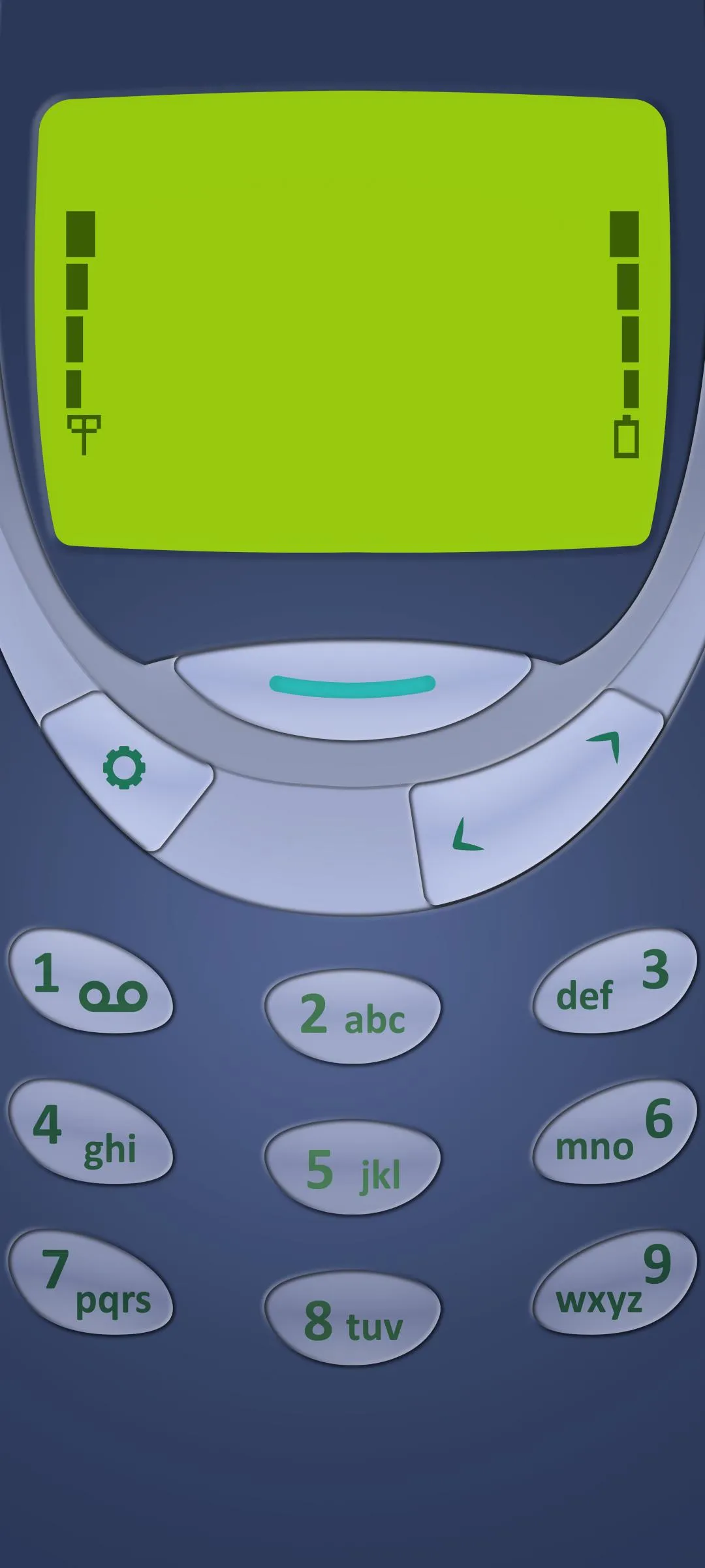 Classic Retro Mobile Phone Icon Nostalgic Art Wallpaper