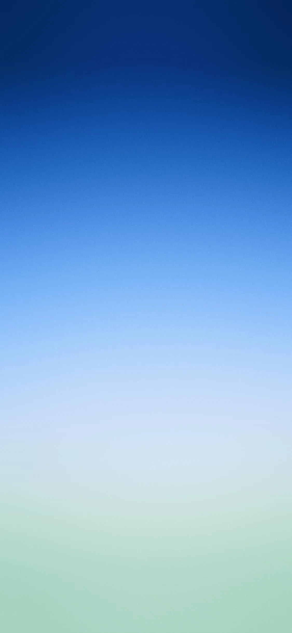 Clear Blue Sky Gradient Minimal Clean Mobile Wallpaper