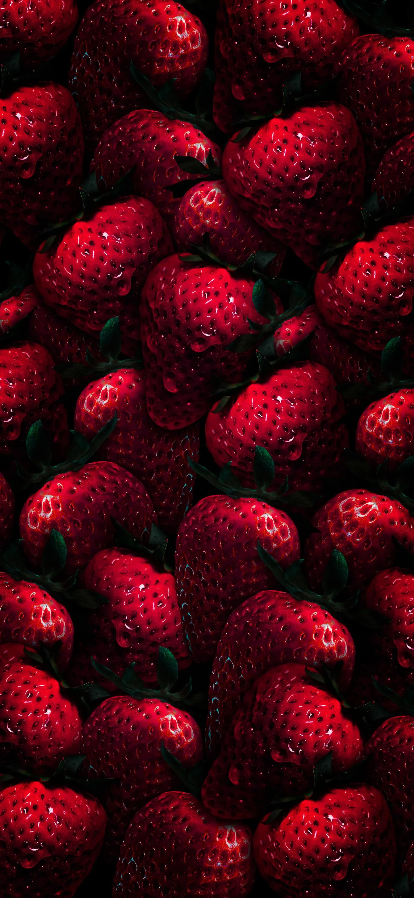 Close Up of Fresh Raspberries Displayed with Vibrant Colors