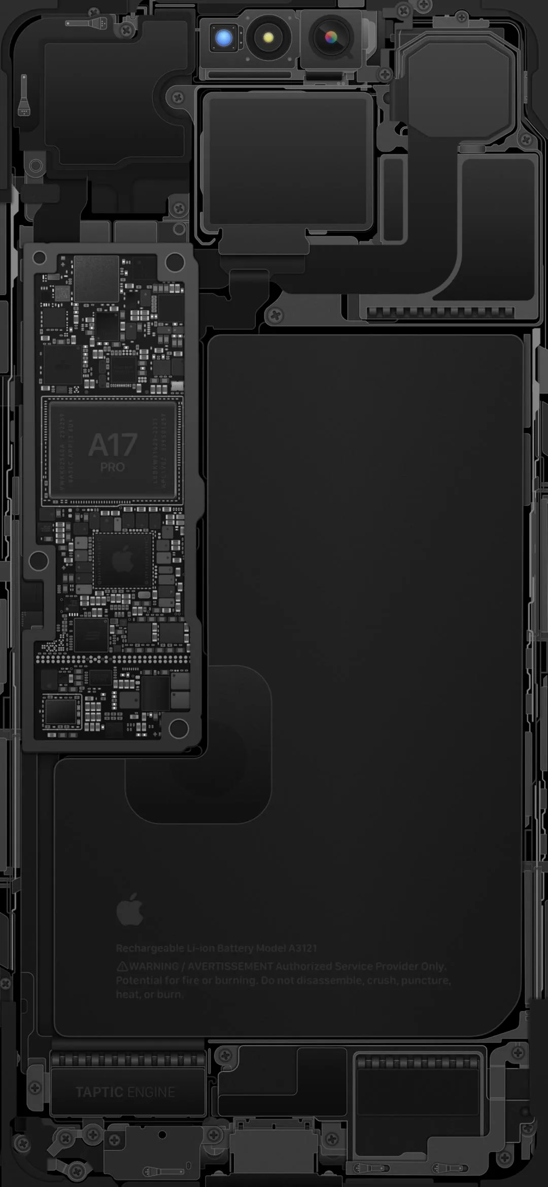 Close Up of Smartphone Motherboard and Circuits Design