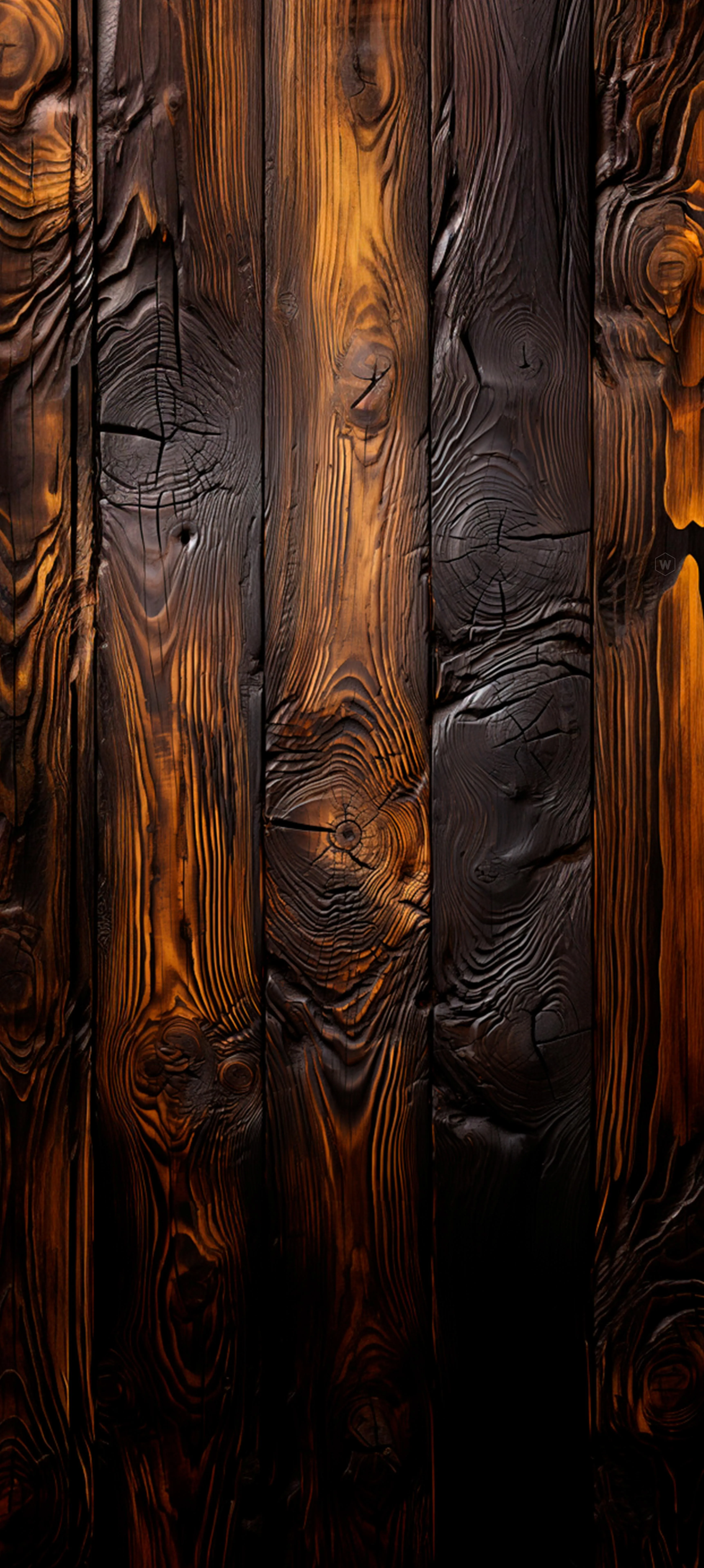 Closeup of Rustic Wooden Planks Texture Free Wallpaper