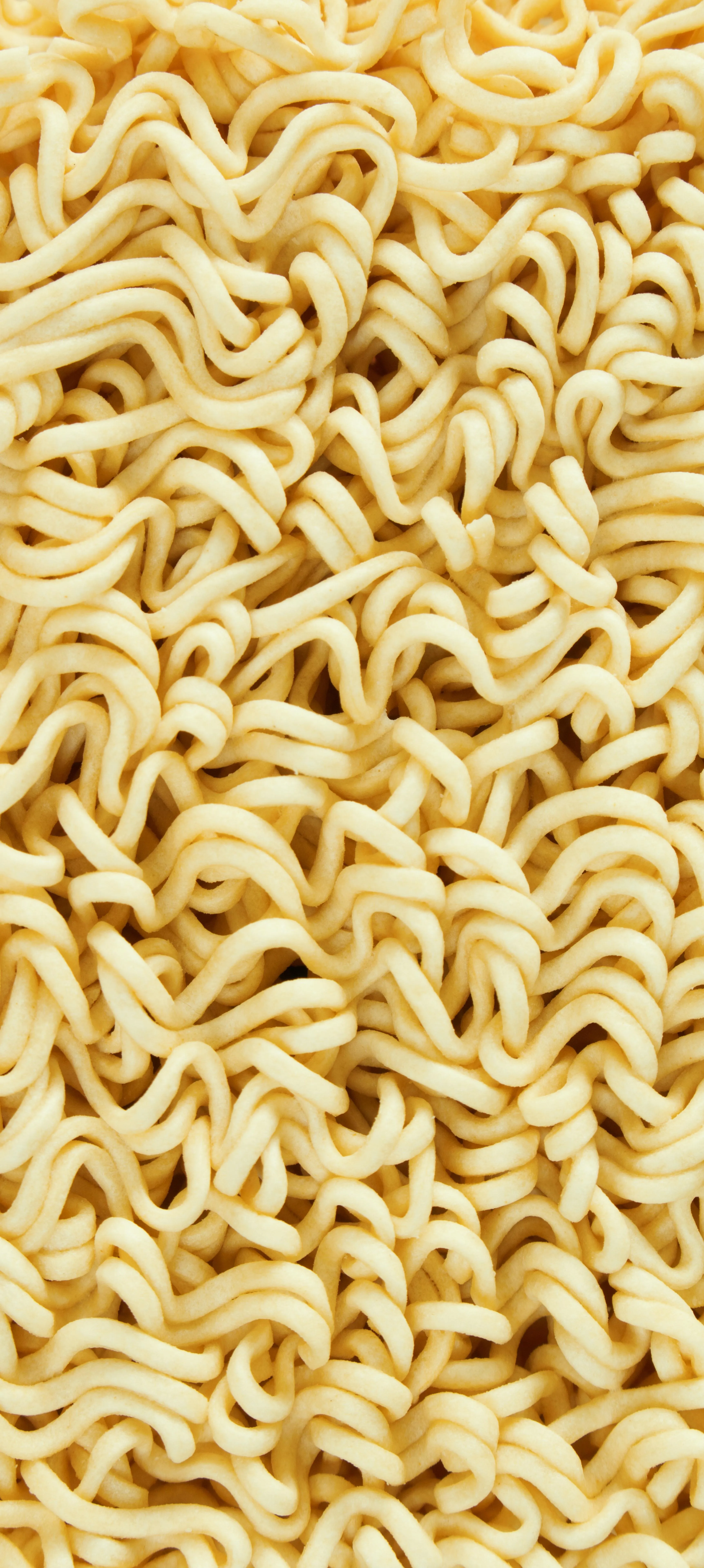 Closeup Texture of Uncooked Instant Ramen Noodles Wallpaper