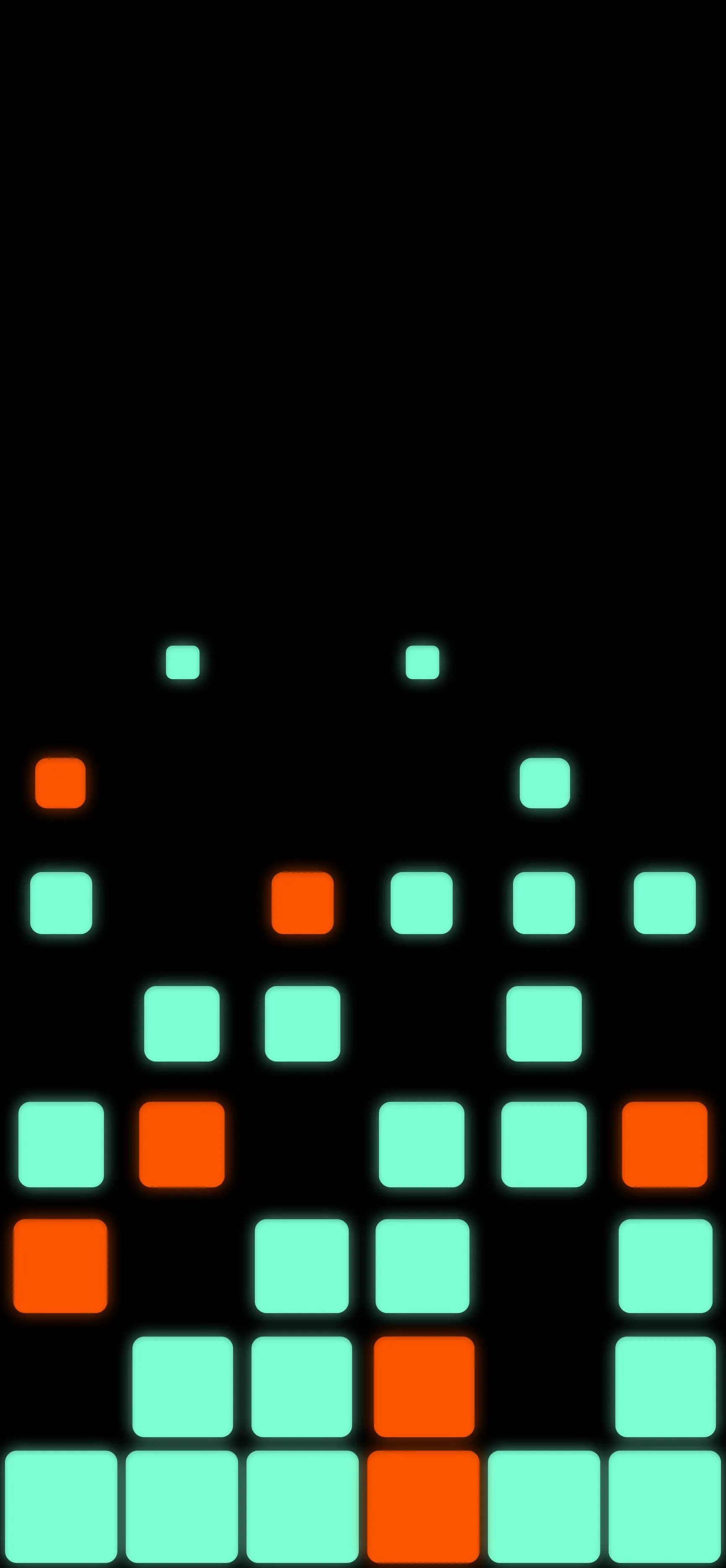 Color Block Pixel Lights for Vibrant Phone Background