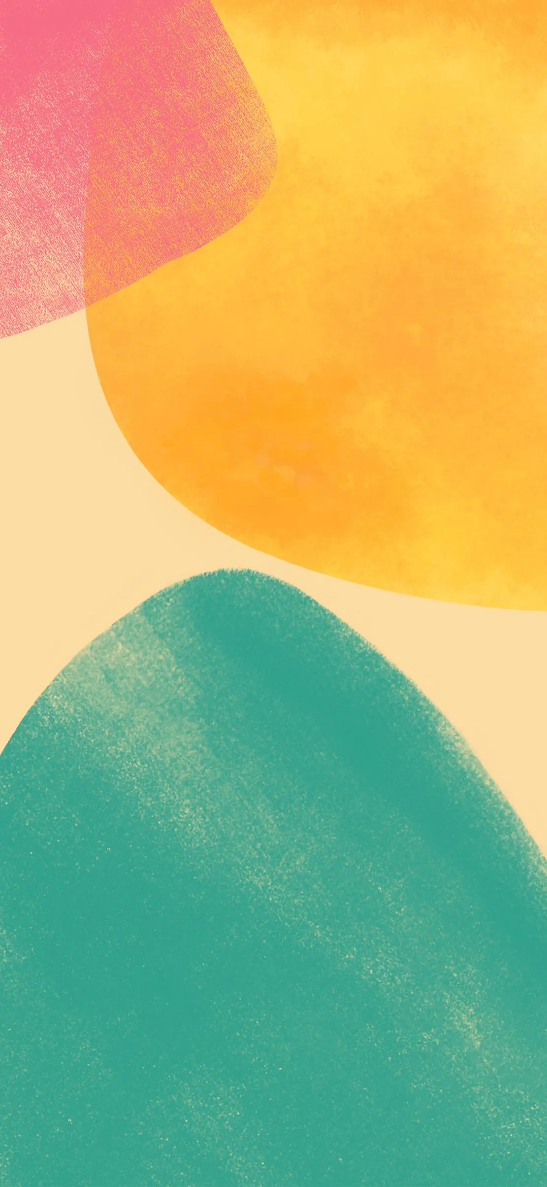 Colorful Abstract Pastel Shapes for Phone Wallpaper
