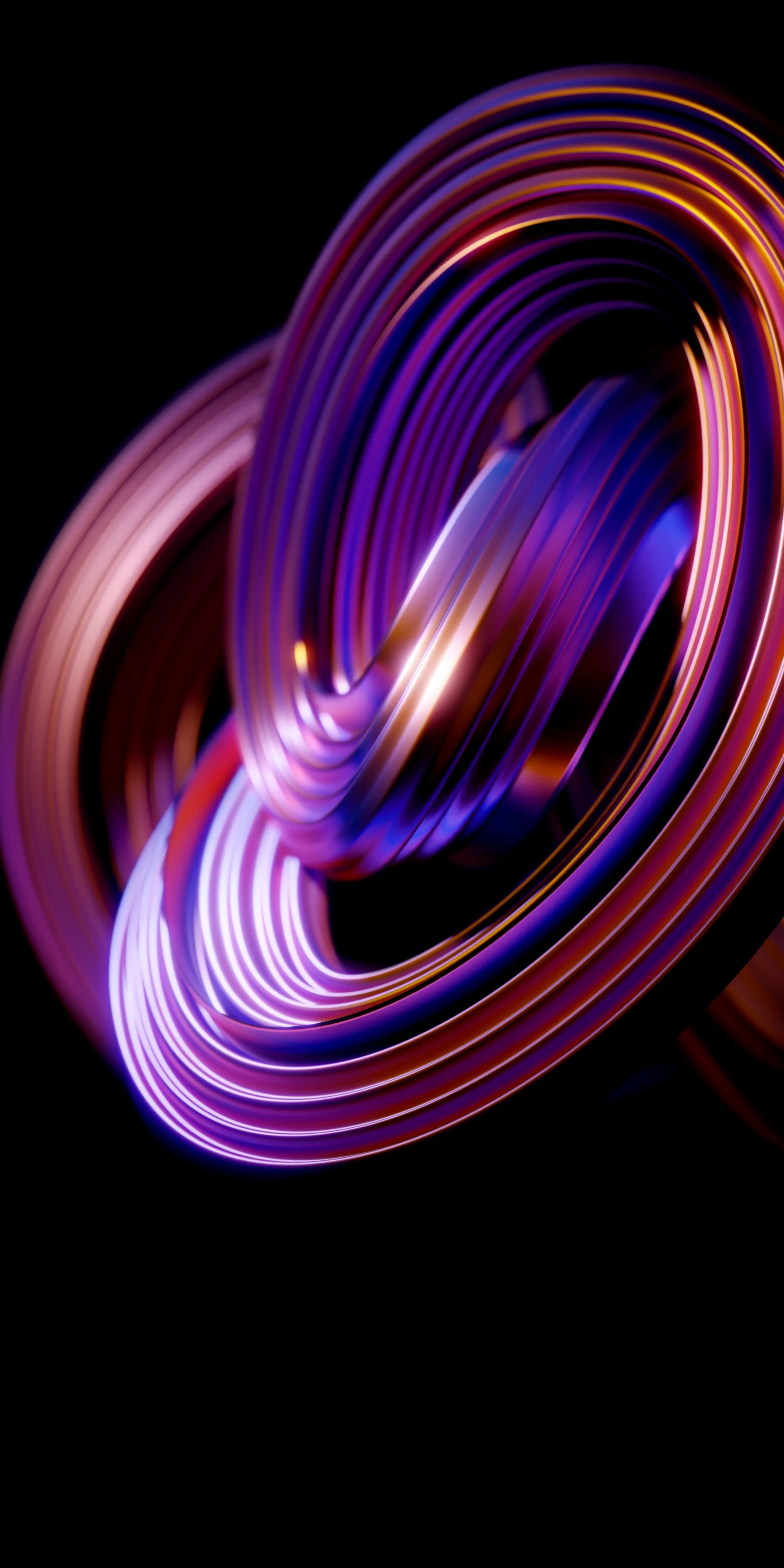 Colorful Abstract Swirl of Light and Motion Blur Wallpaper