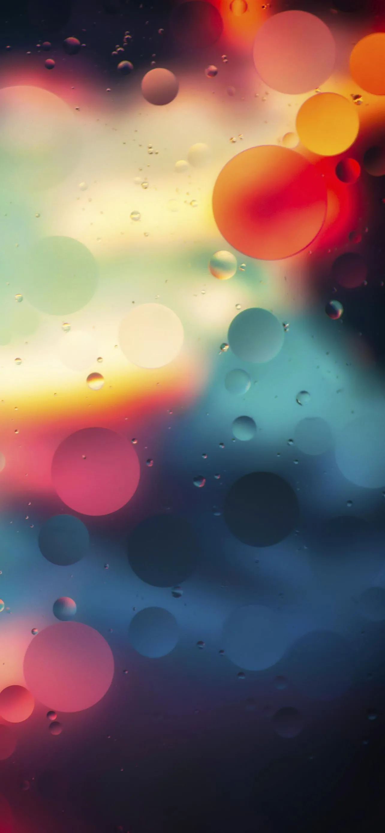 Colorful Bokeh Lights Forming Dreamy Abstract Effect