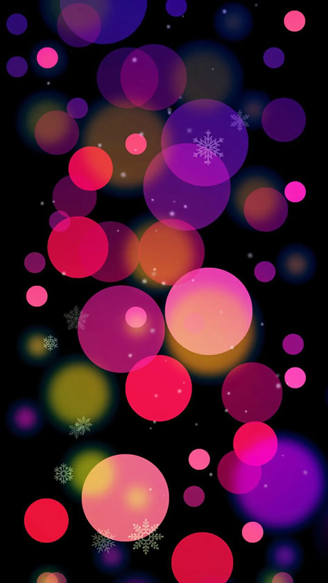 Colorful Bubble Bokeh Light Pattern Aesthetic Wallpaper