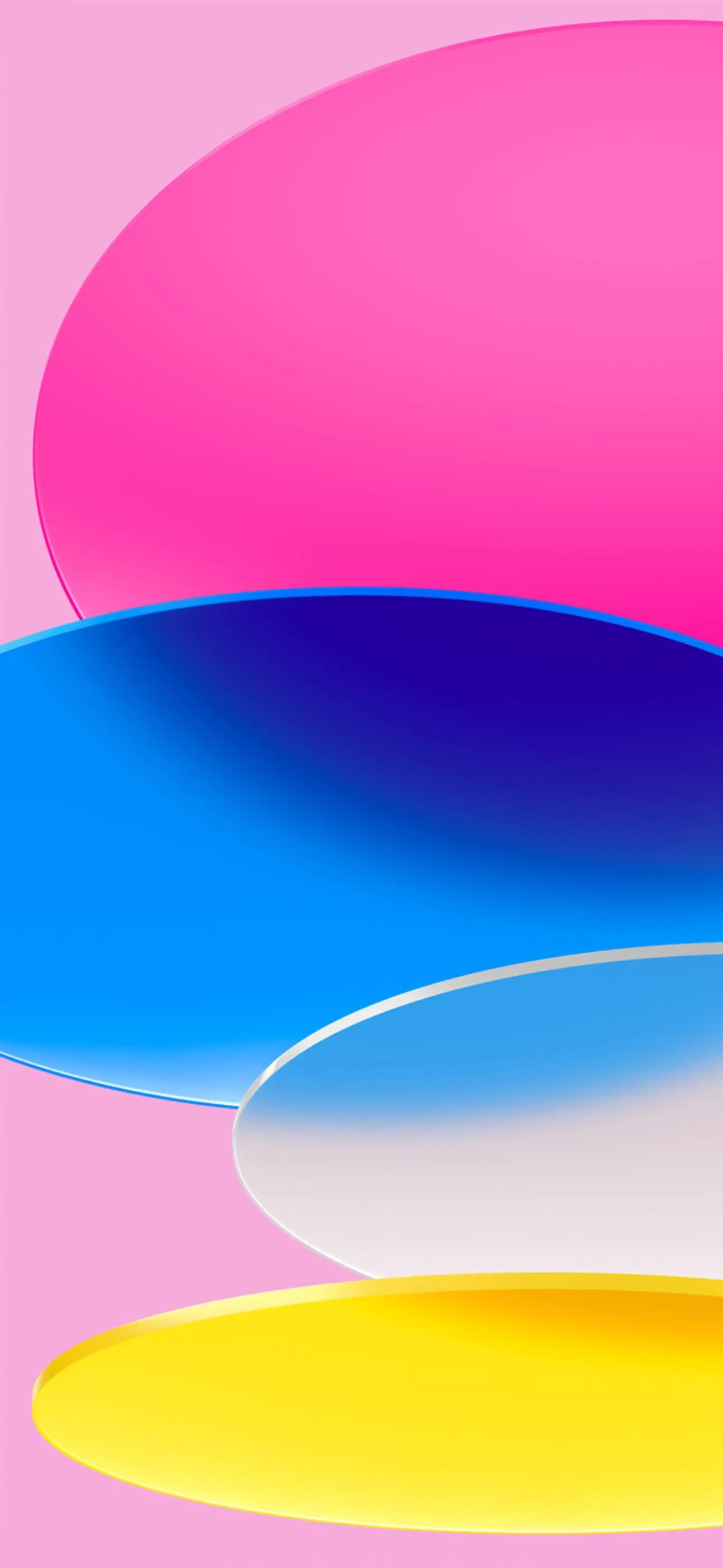 Colorful Flow Gradient Wallpaper for Mobile Display
