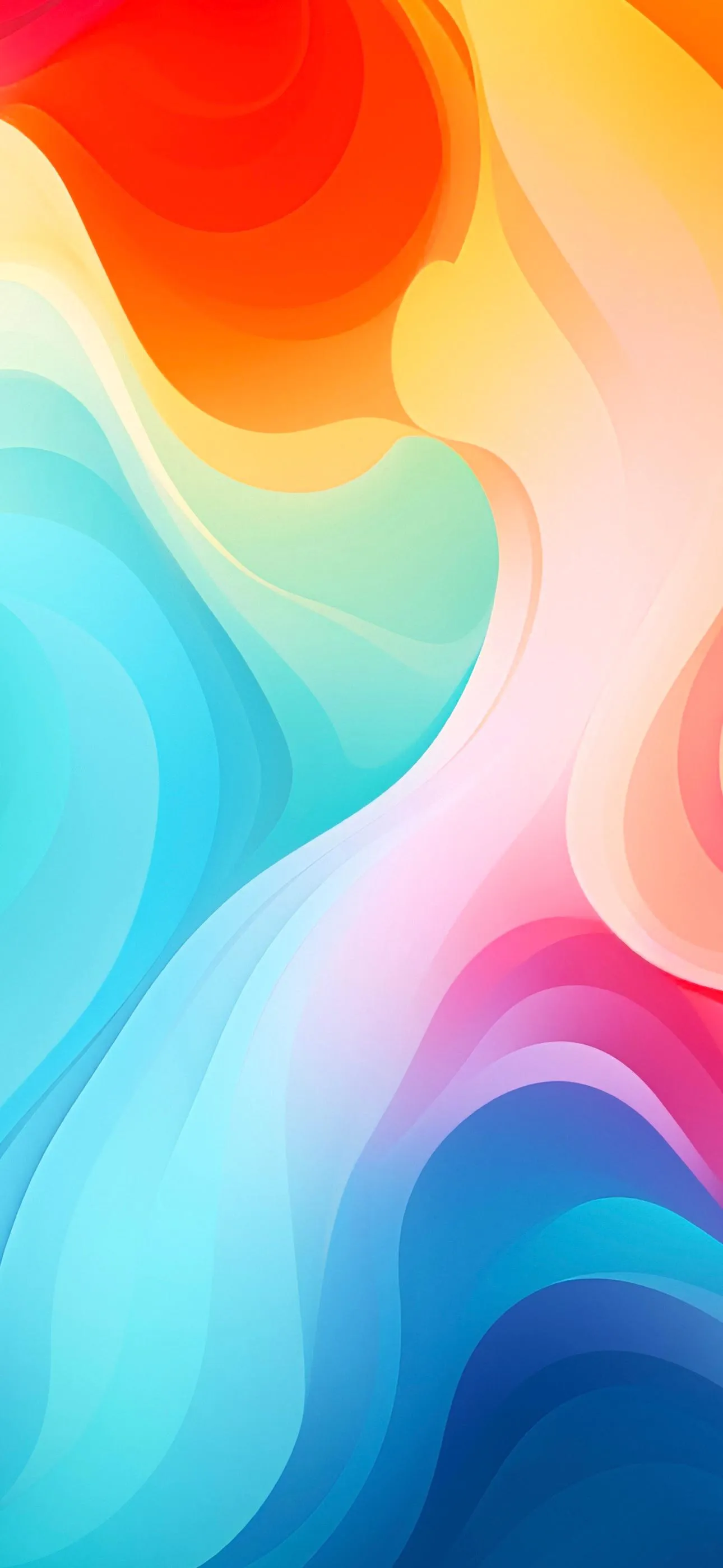 Colorful Gradient Abstract Swirl Background Wallpaper