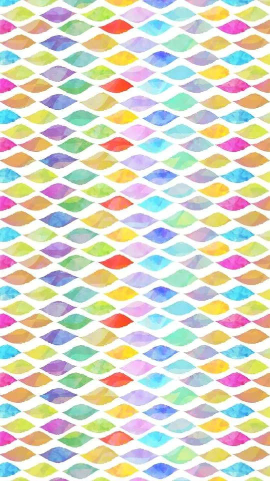 Colorful Repeating Geometric Pattern Forming Retro Aesthetic