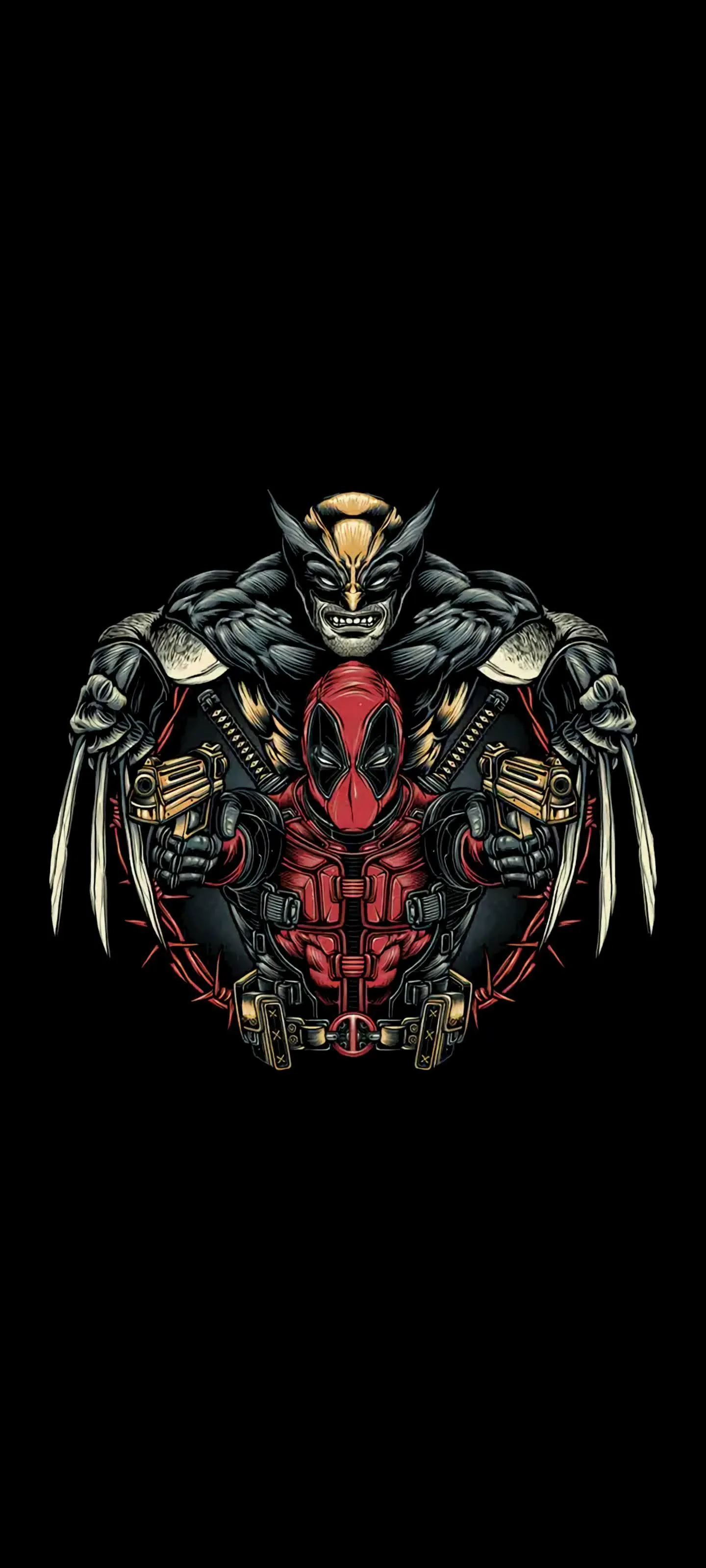 Comic Heroes Team Up in Bold Standoff with Dark Backdrop