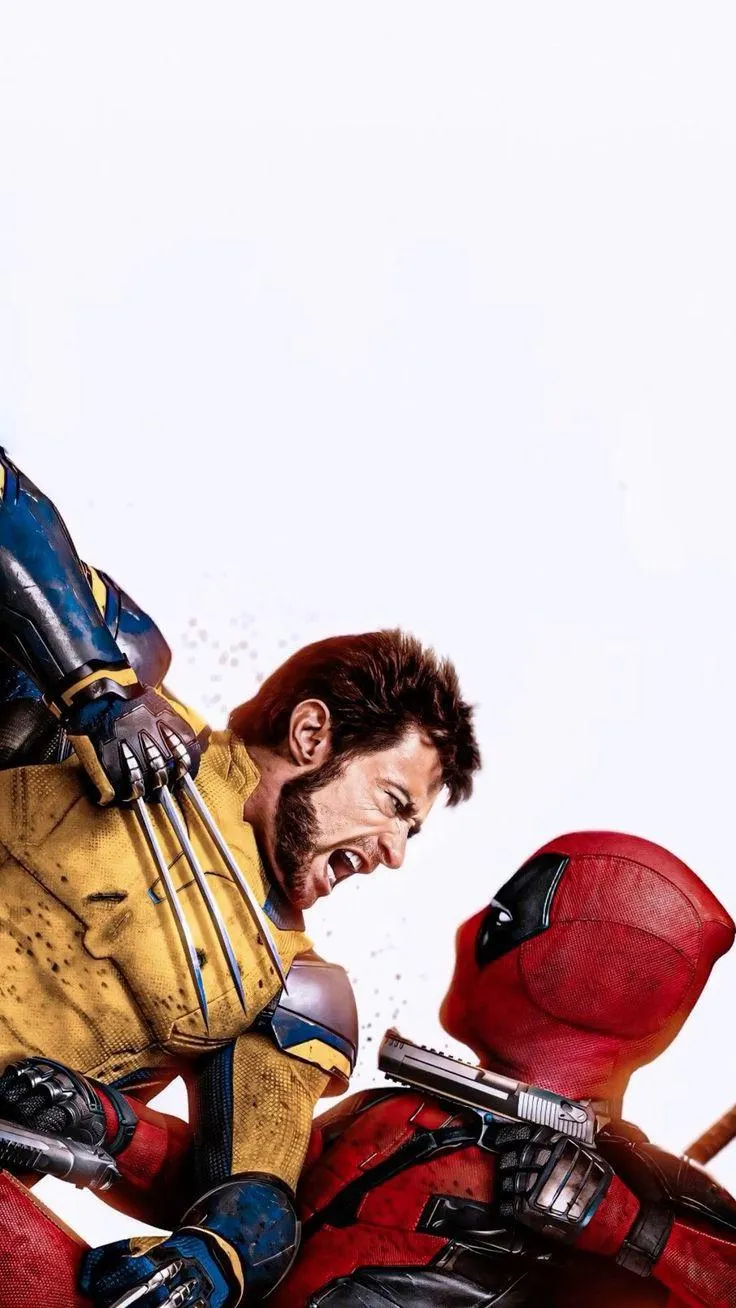 Cool Duo Action Hero Fight Mobile Wallpaper for Android