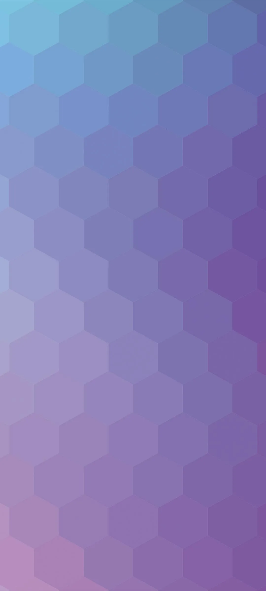 Cool Purple and Blue Hexagonal Pattern Geometric Wallpaper